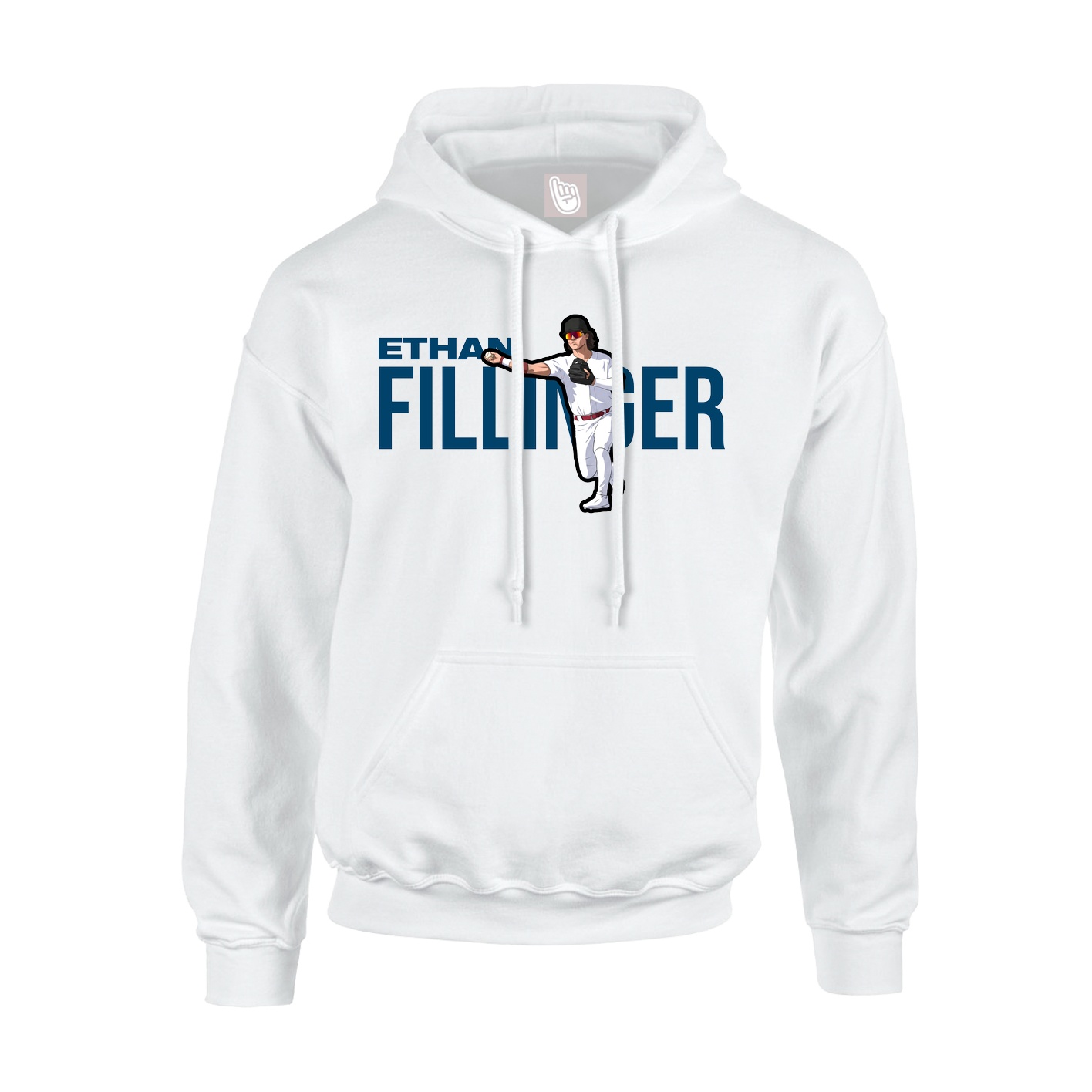 Hoodie — Player Name in White
