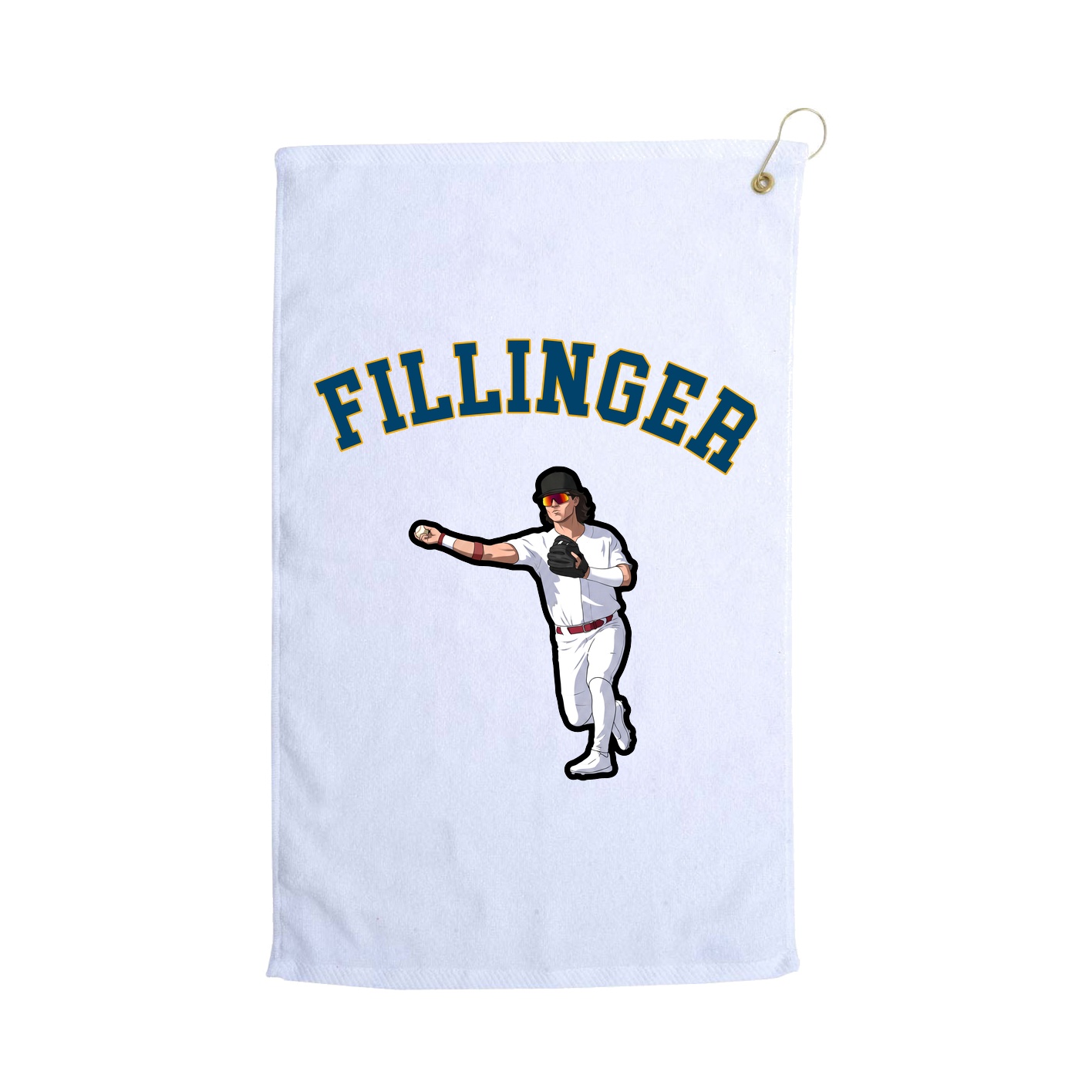 Golf Towel — Shirsey Arch in White