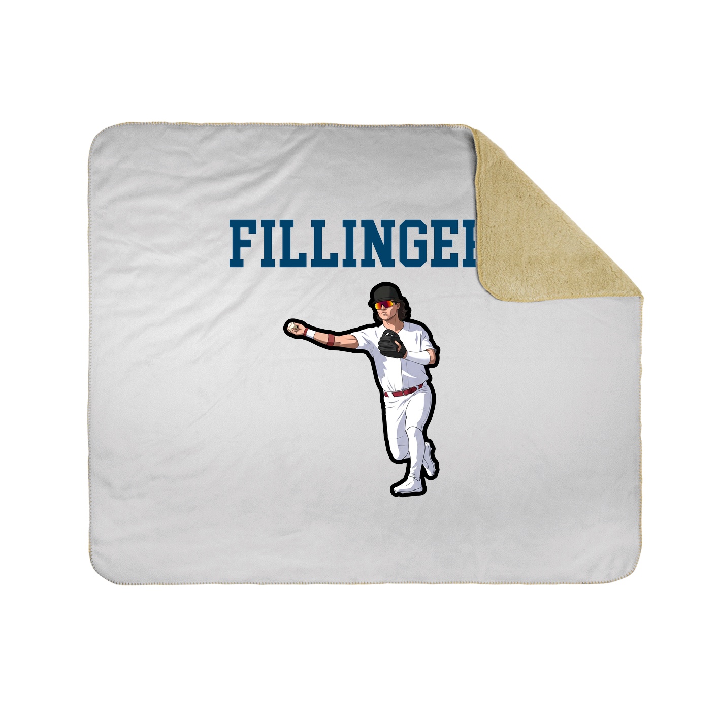 Throw Blanket — Shirsey in White