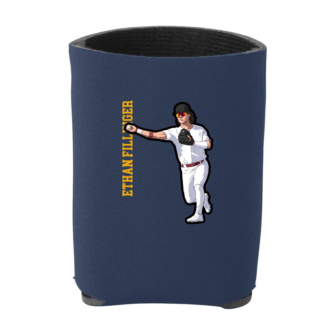 Can Holder — Name Vertical in Navy