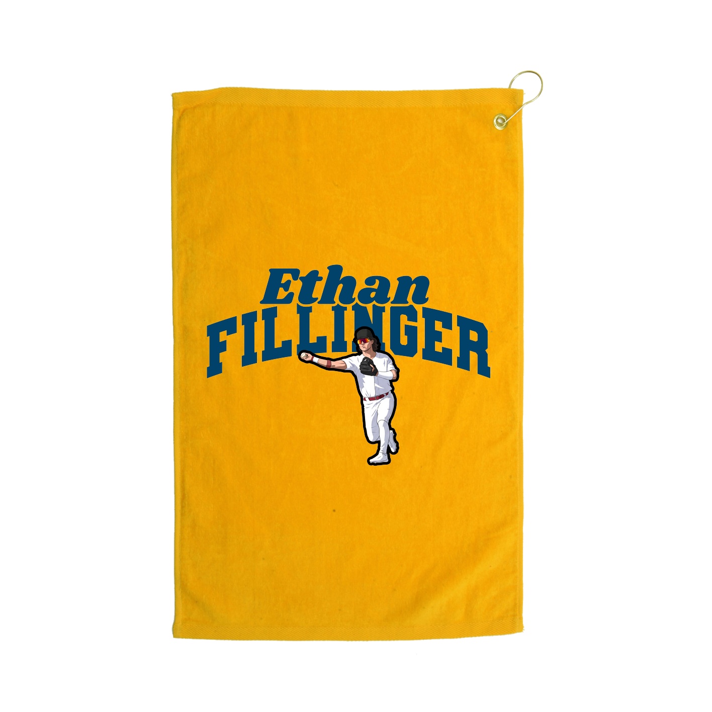 Golf Towel — Signature Arch in Gold