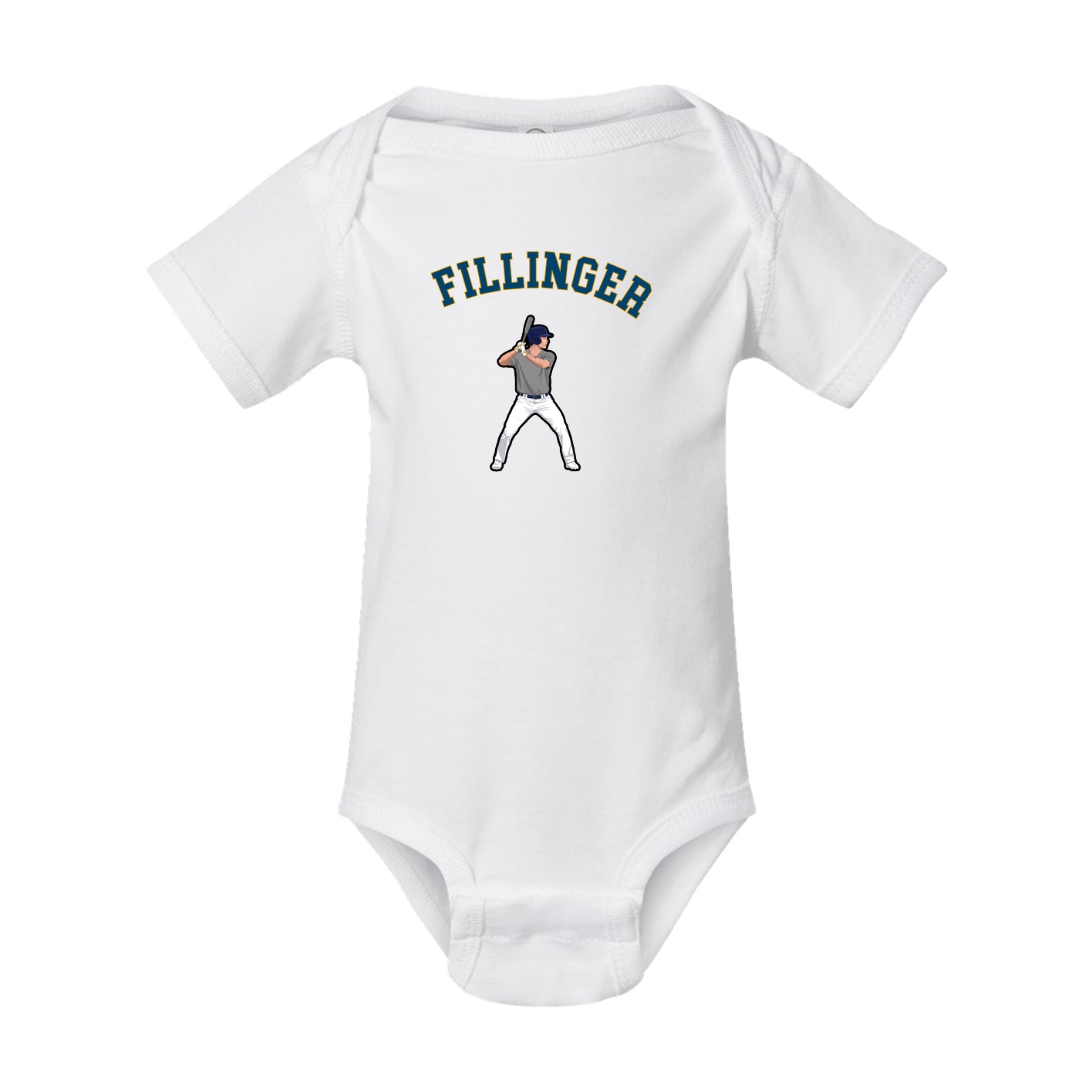 Baby Onesie — Shirsey Arch in White