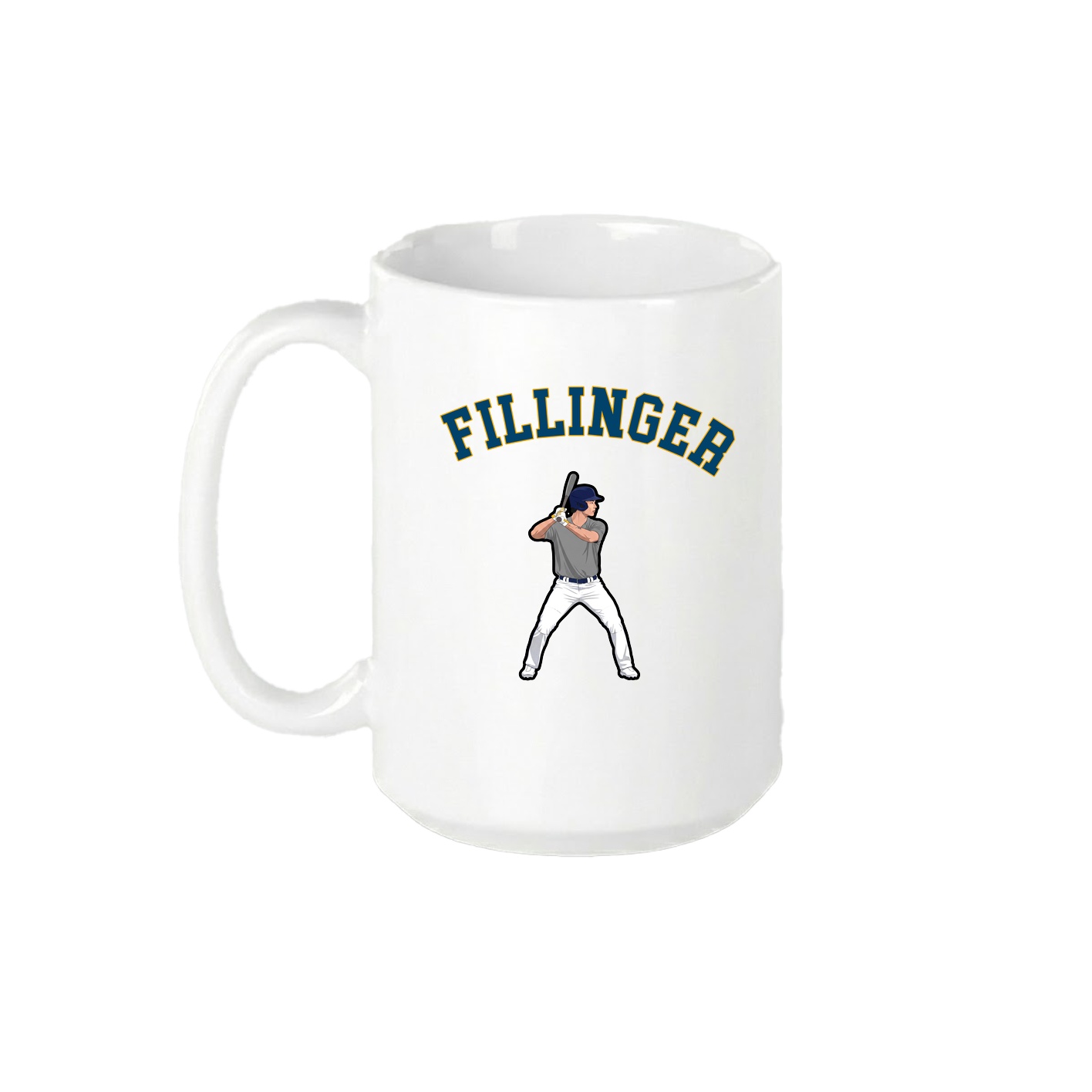 15oz Coffee Mug — Shirsey Arch in White