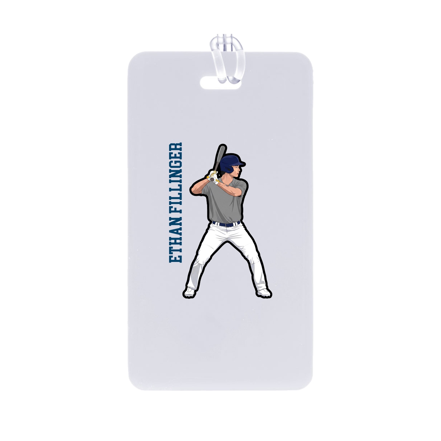 Bag Tag — Name Vertical in Classic