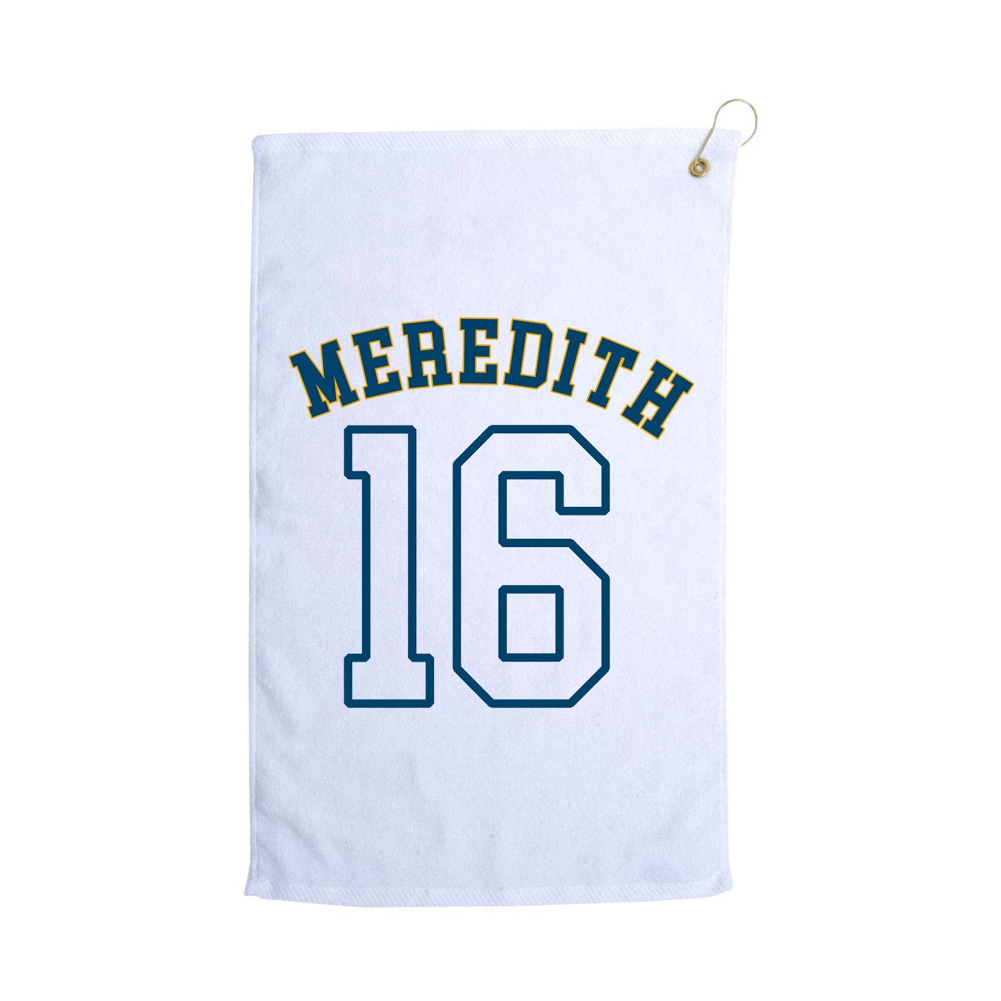 Golf Towel — Shirsey Arch in White
