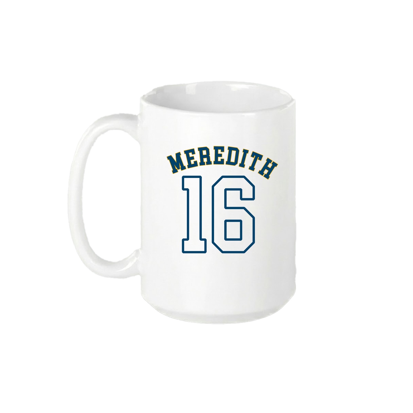 15oz Coffee Mug — Shirsey Arch in White