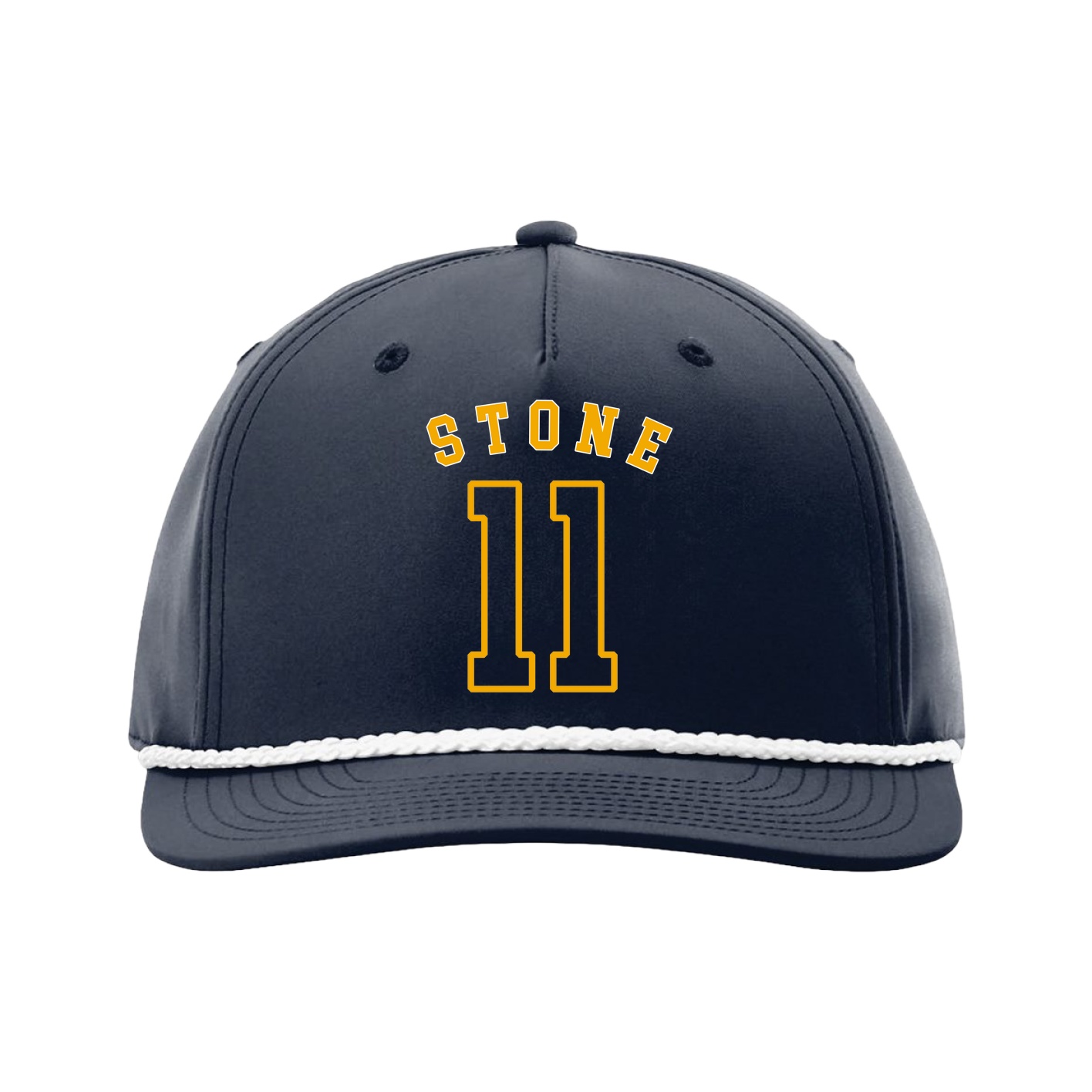 Five-Panel Classic Rope Cap — Shirsey Arch in Navy