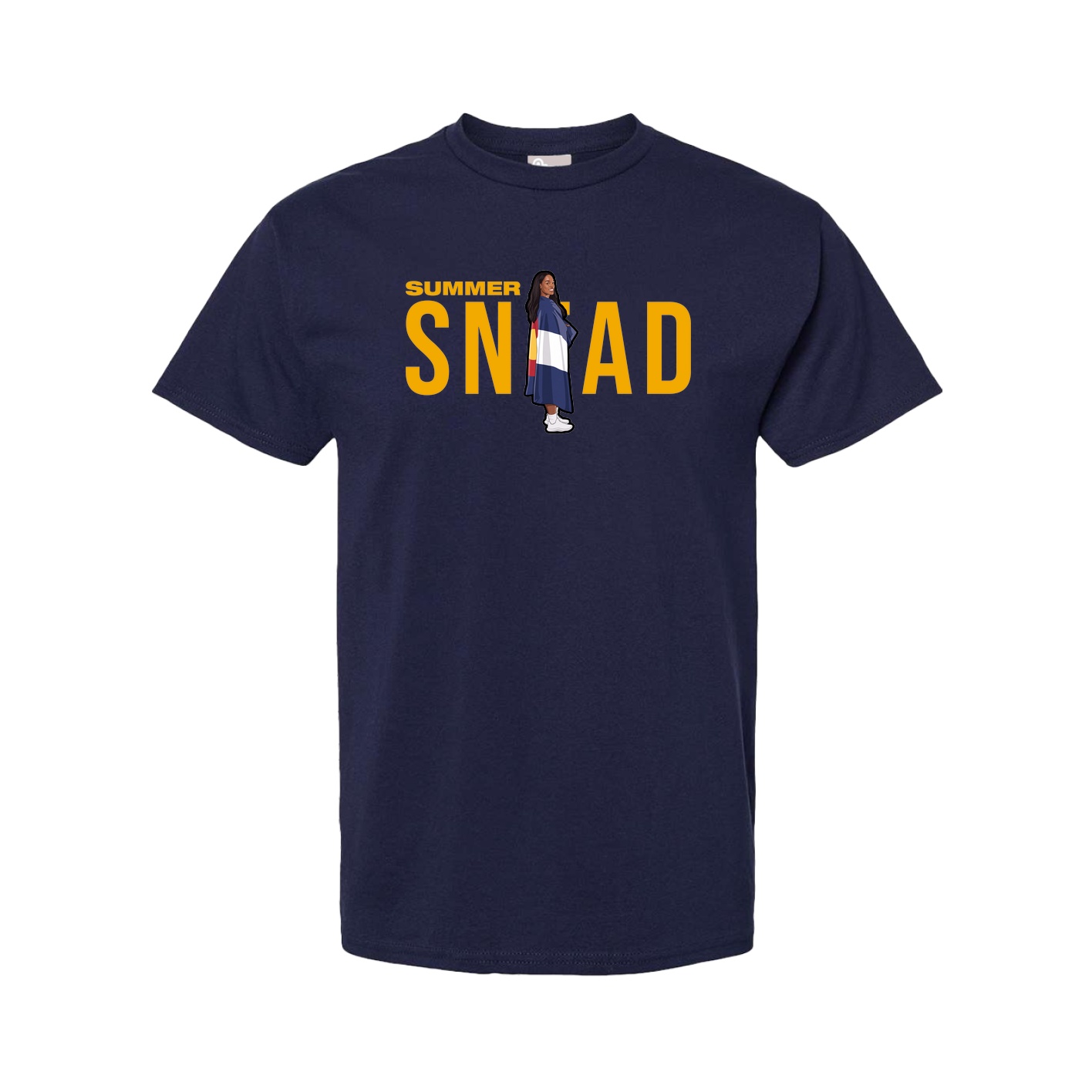 Youth Tee — Player Name in Navy