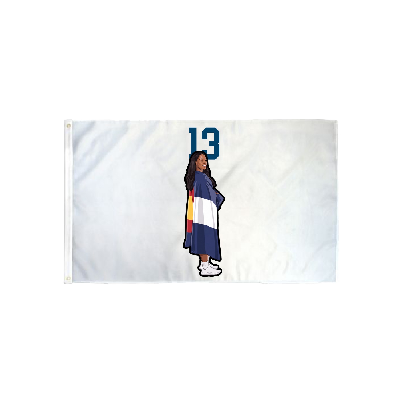 3x5 Flag — Number Top in Classic