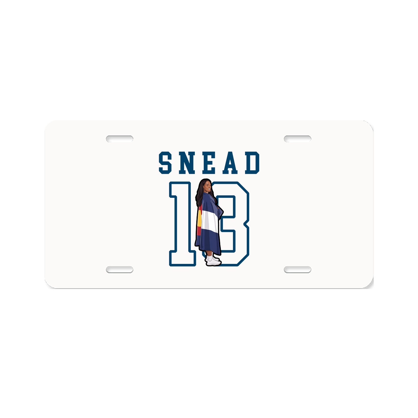 License Plate — Shirsey in Classic