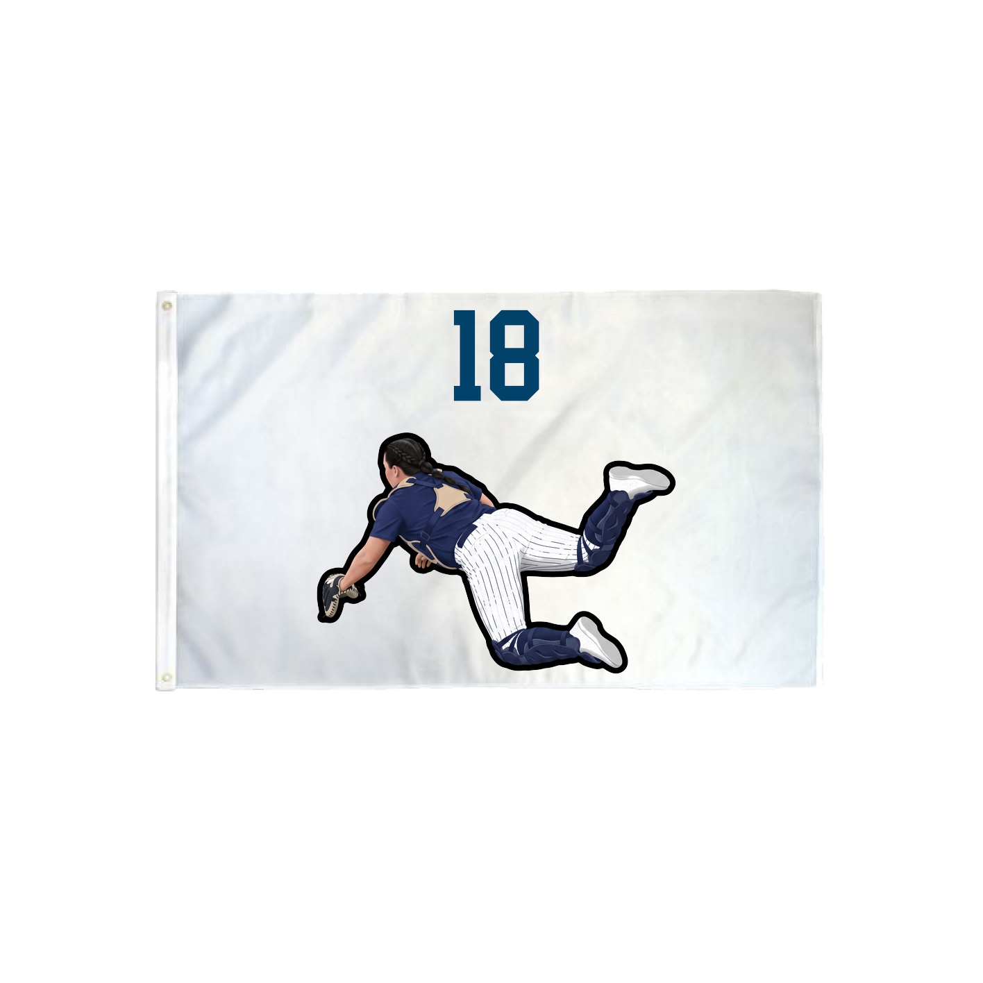 3x5 Flag — Number Top in Classic