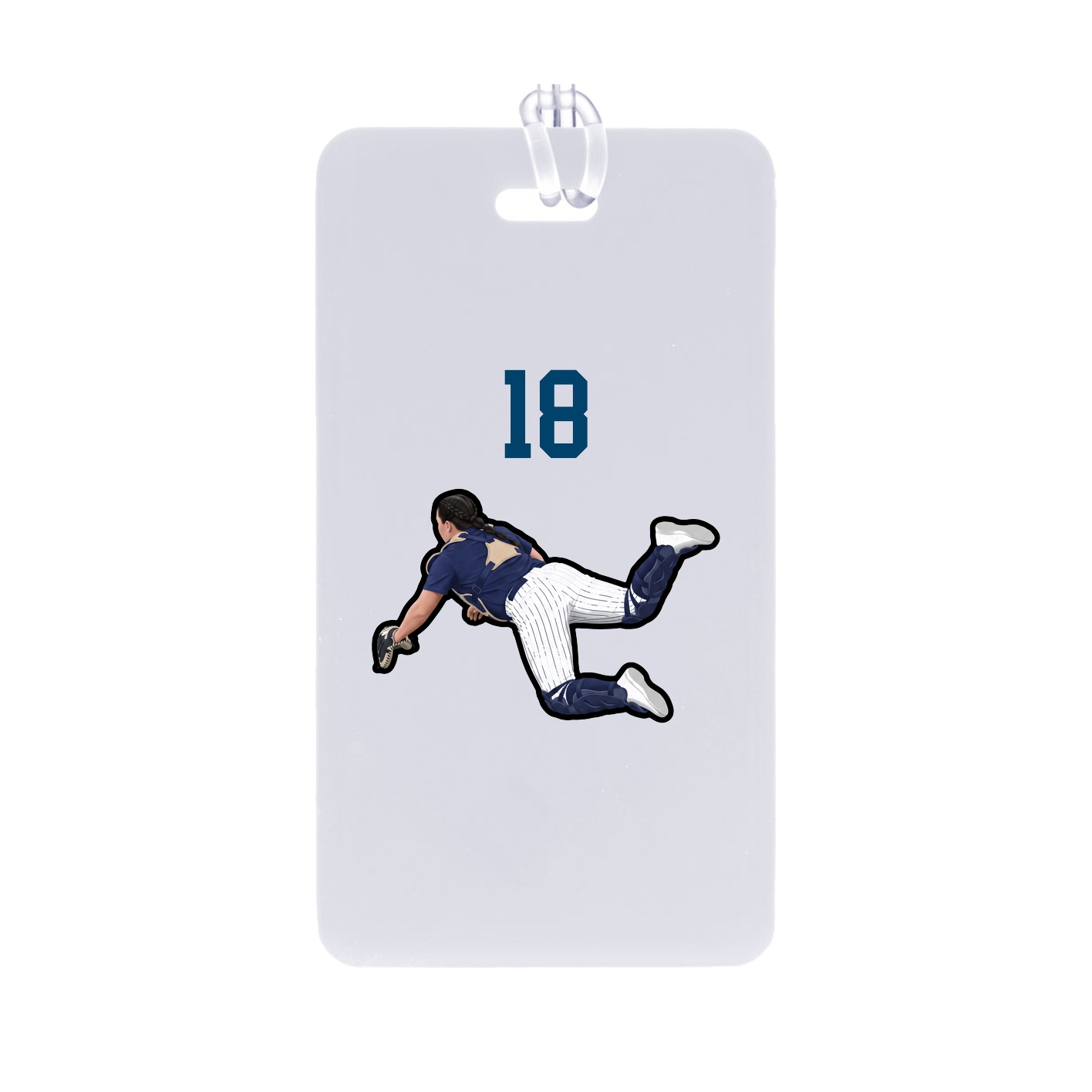 Bag Tag — Number Top in Classic