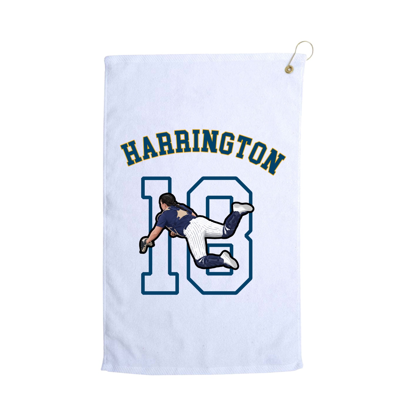 Golf Towel — Shirsey Arch in White
