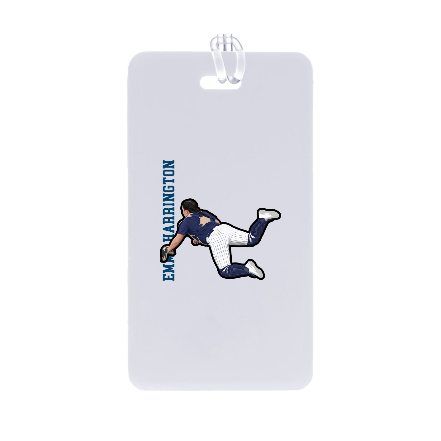 Bag Tag — Name Vertical in Classic