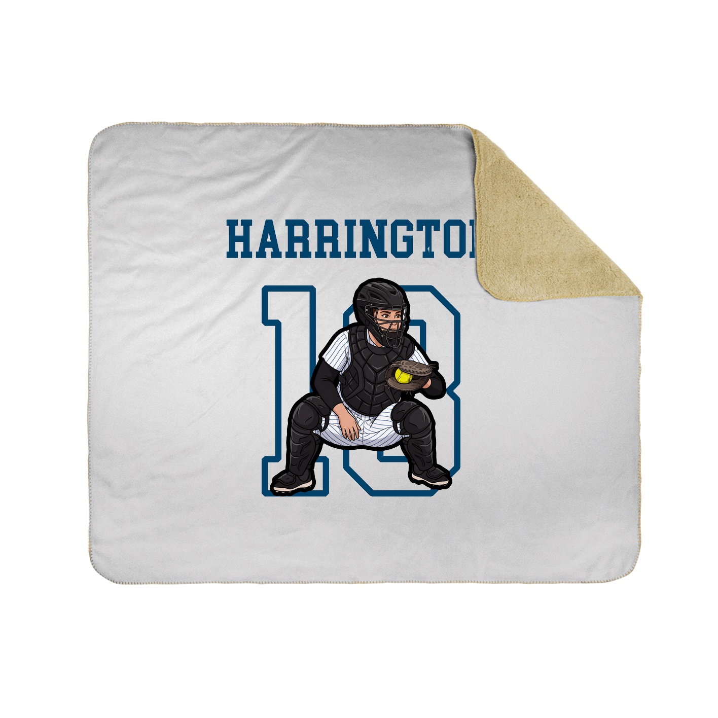 Throw Blanket — Shirsey in White