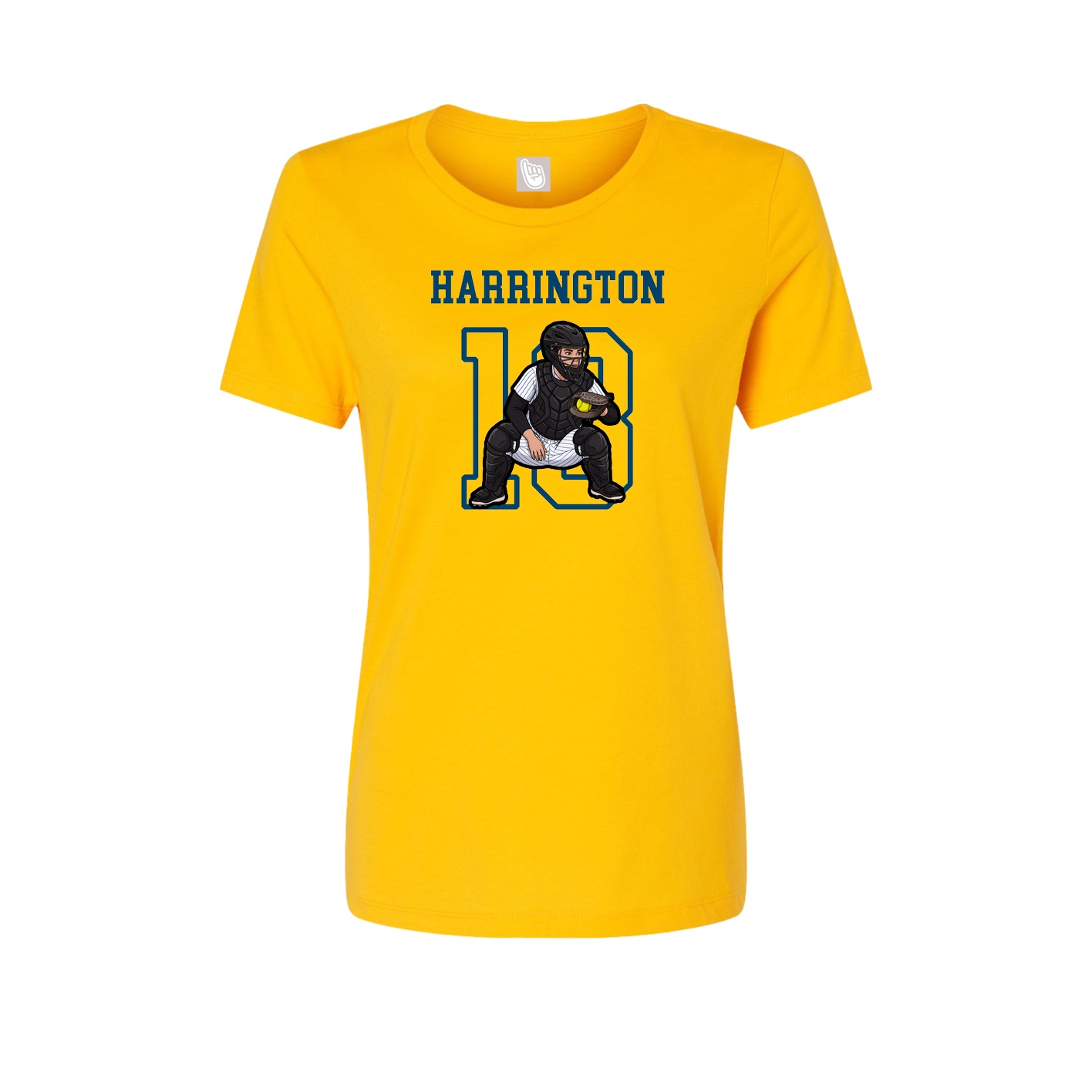 Fitted Women's Tee — Shirsey in Gold