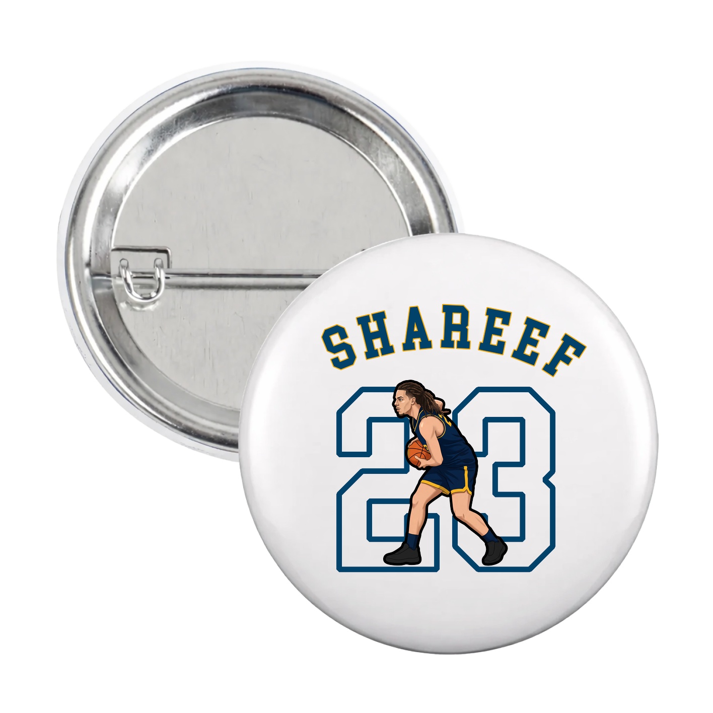 Game Day Button — Shirsey Arch in White