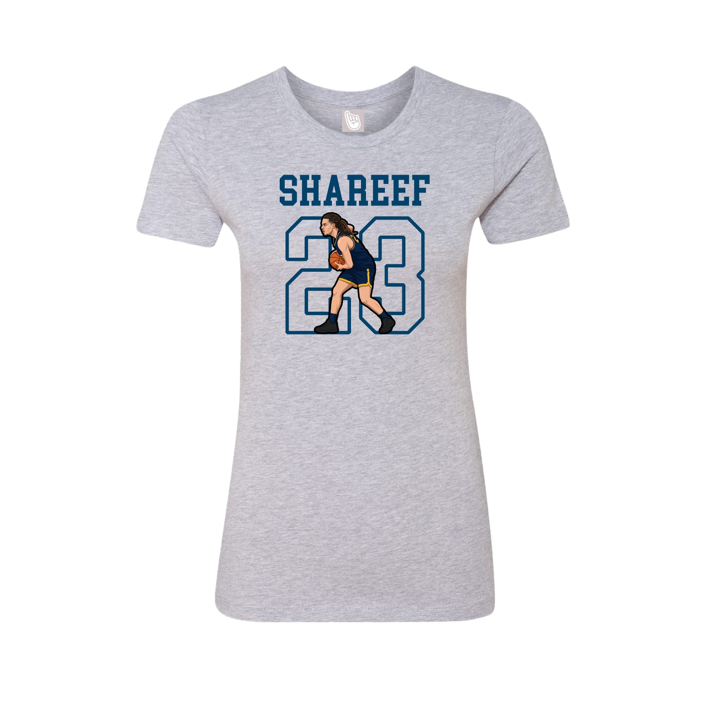 Fitted Women's Tee — Shirsey in Grey