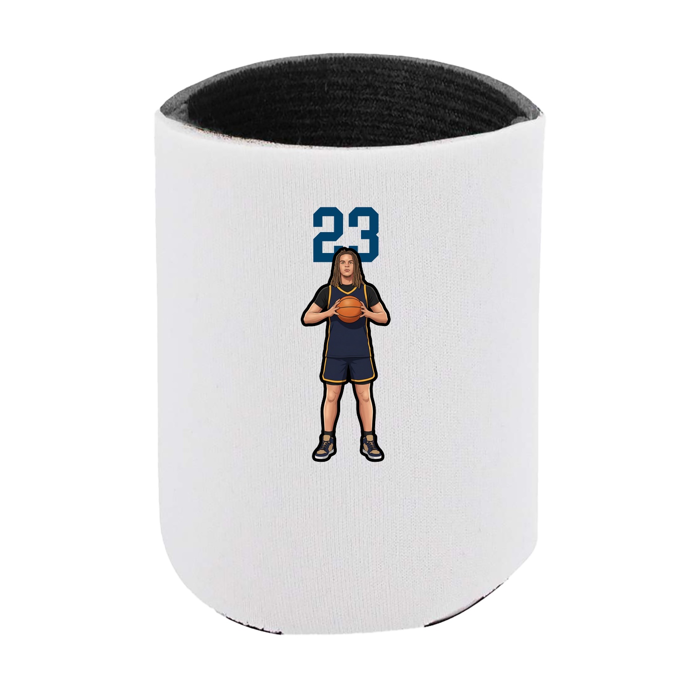 Can Holder — Number Top in White