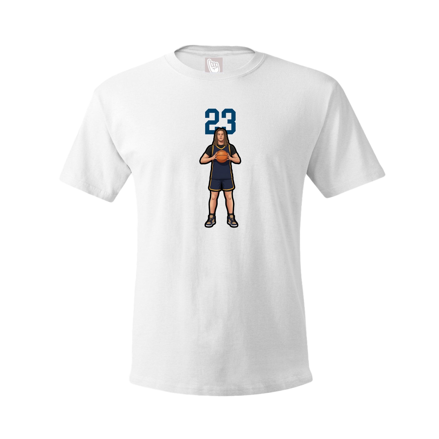 Tee — Number Top in White