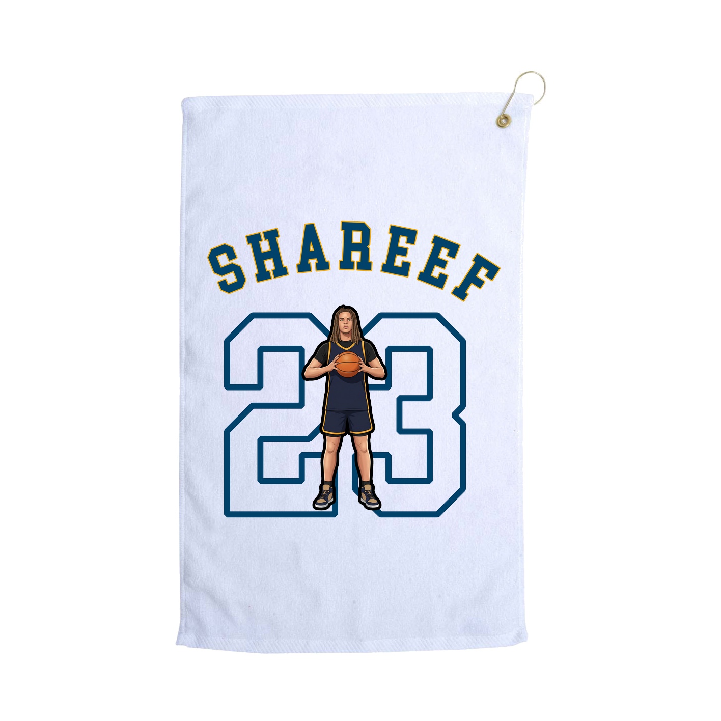 Golf Towel — Shirsey Arch in White