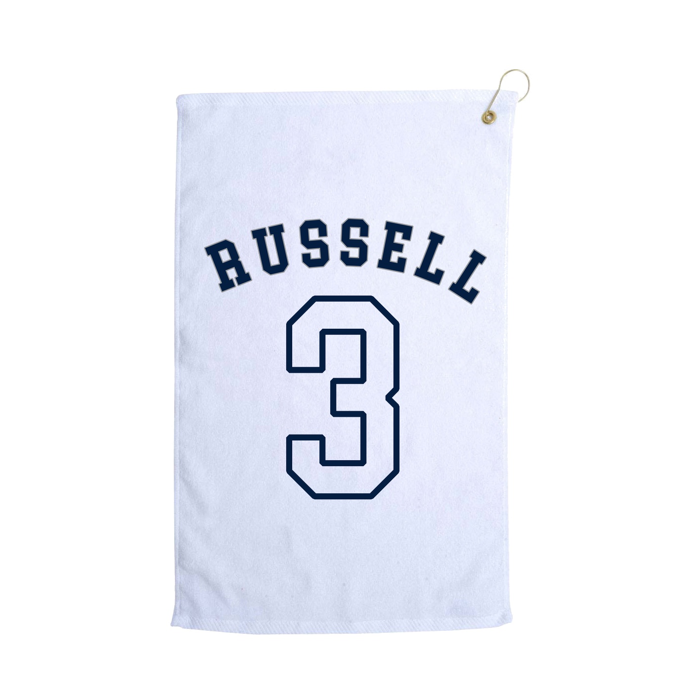 Golf Towel — Shirsey Arch in White