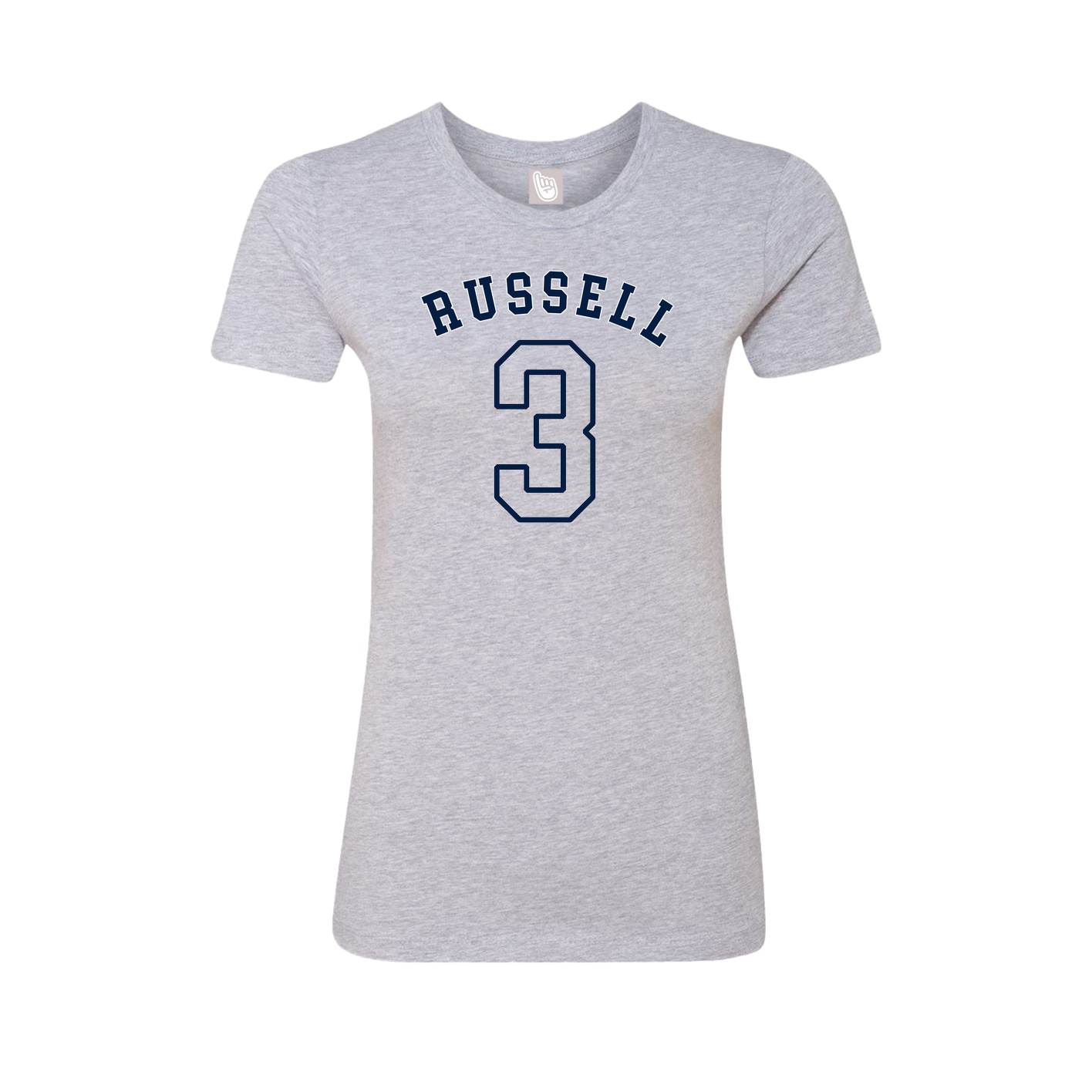 Fitted Women's Tee — Shirsey Arch in Grey