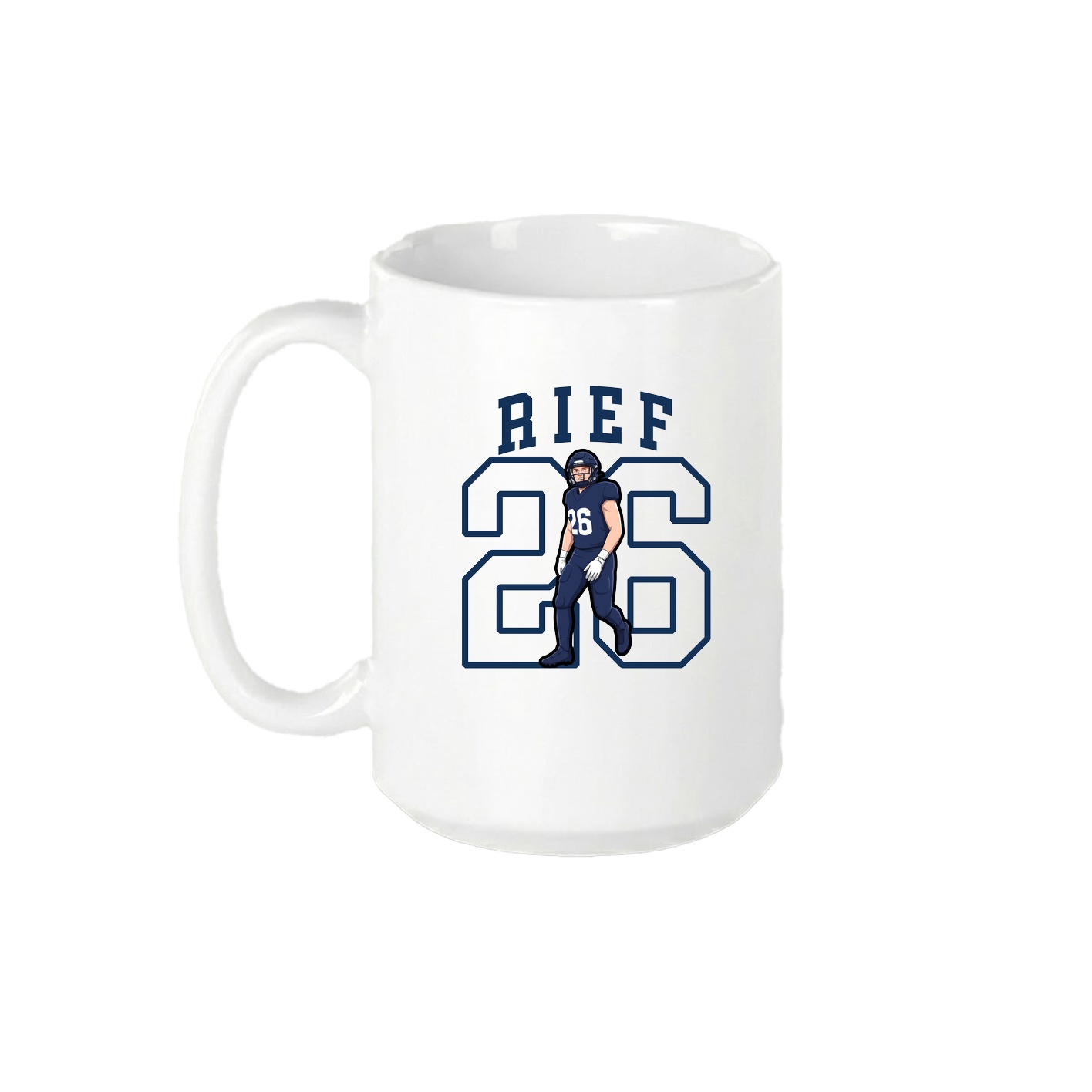 15oz Coffee Mug — Shirsey in White