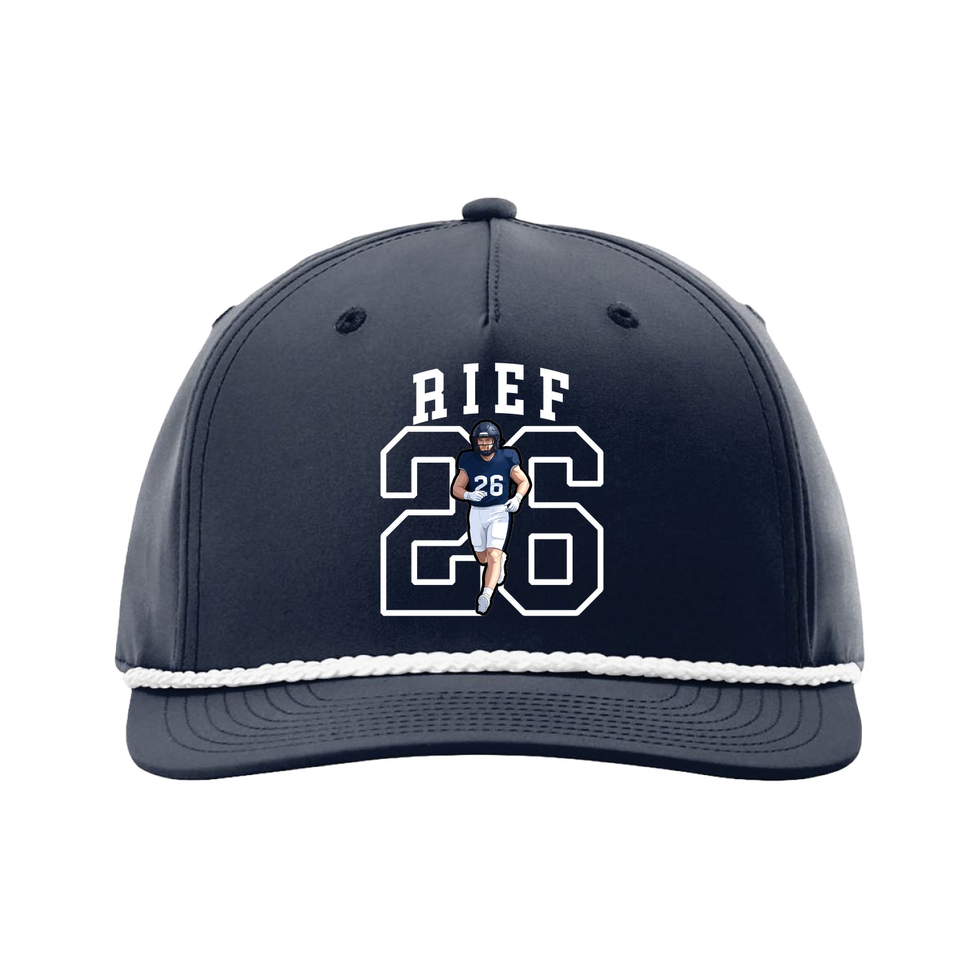 Five-Panel Classic Rope Cap — Shirsey in Navy