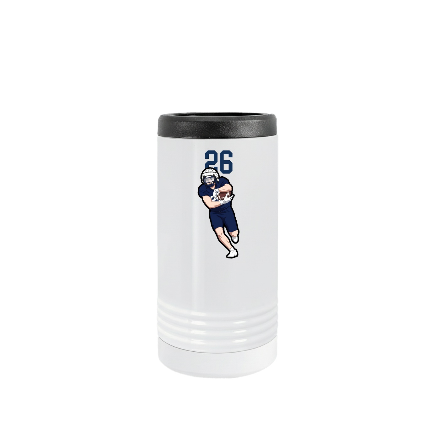 Slim Beverage Holder — Number Top in White