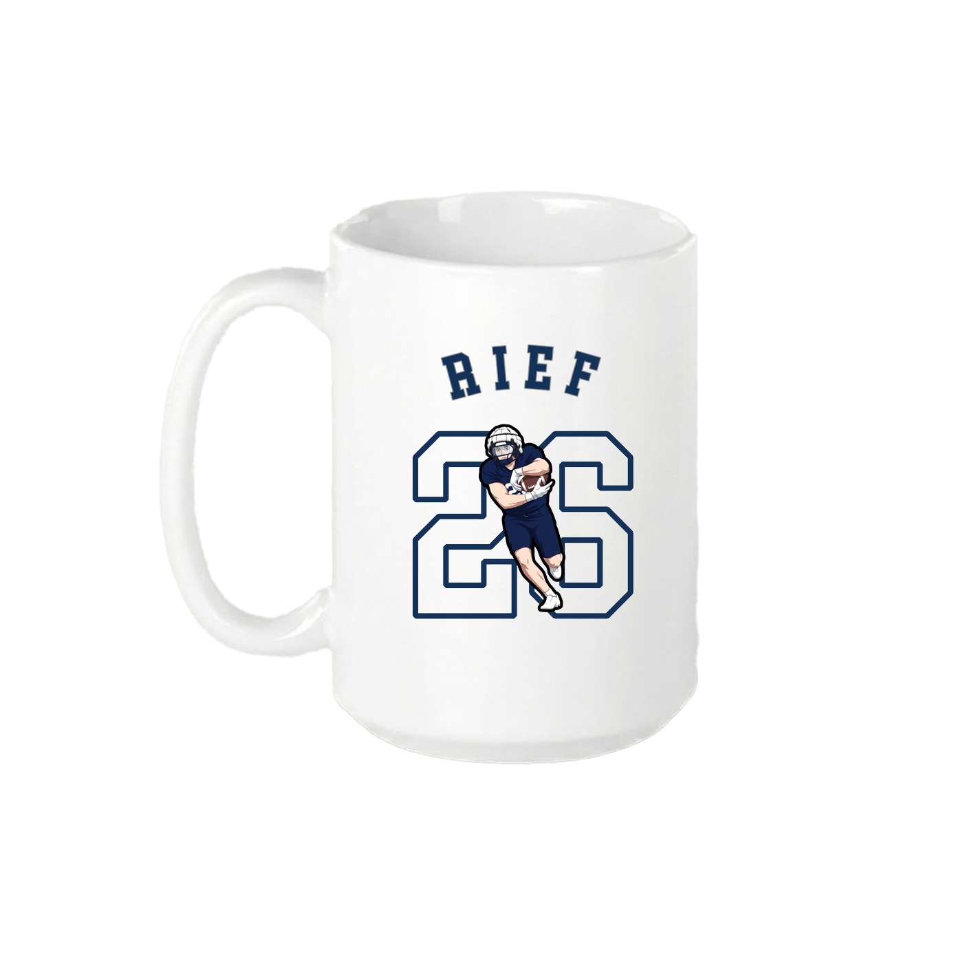 15oz Coffee Mug — Shirsey Arch in White