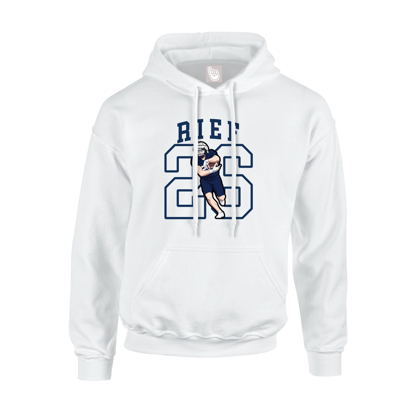 Hoodie — Shirsey in White