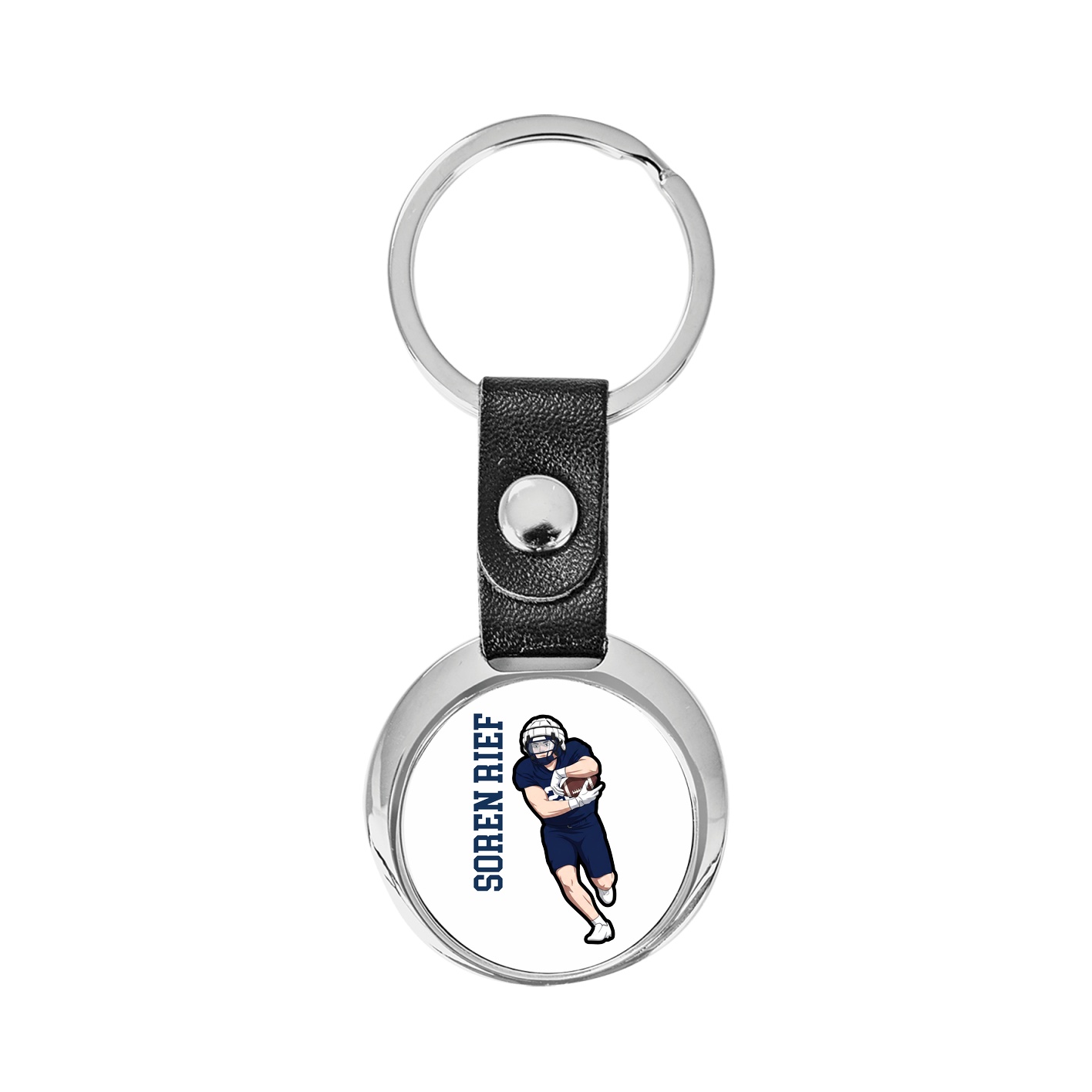 Key Chain — Name Vertical in Classic