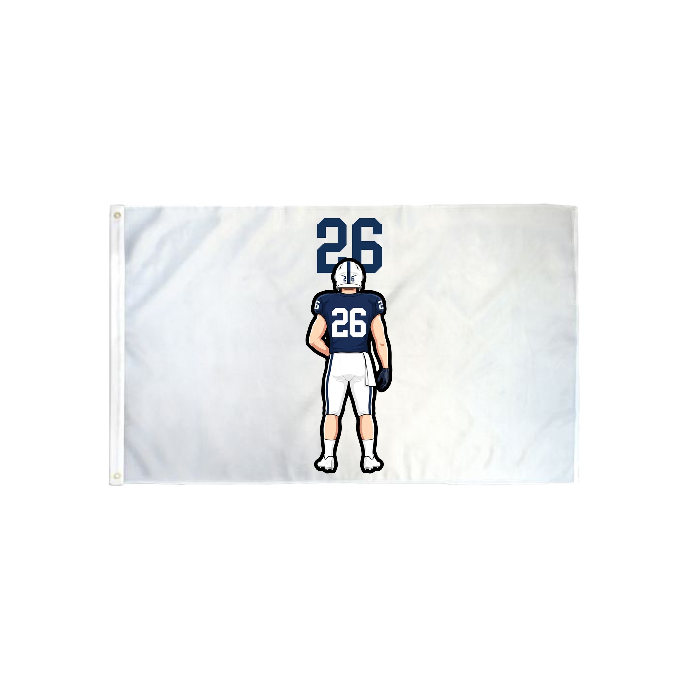 3x5 Flag — Number Top in Classic