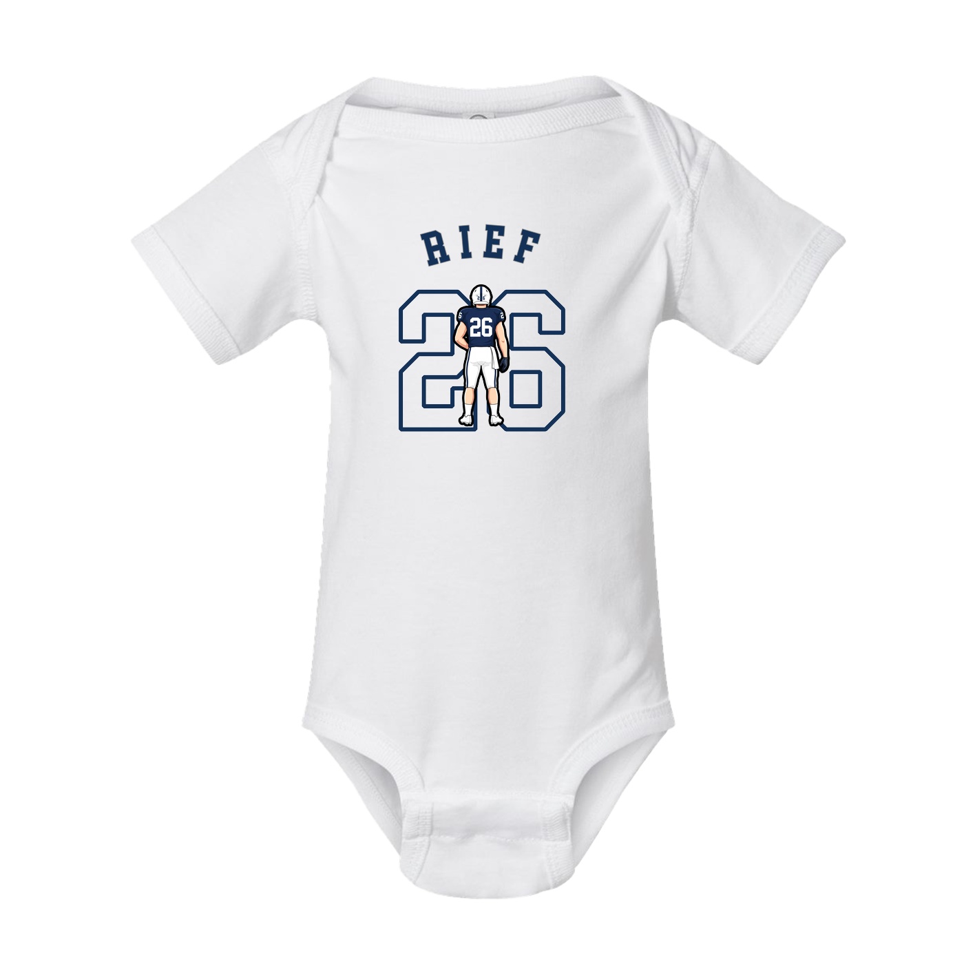 Baby Onesie — Shirsey Arch in White