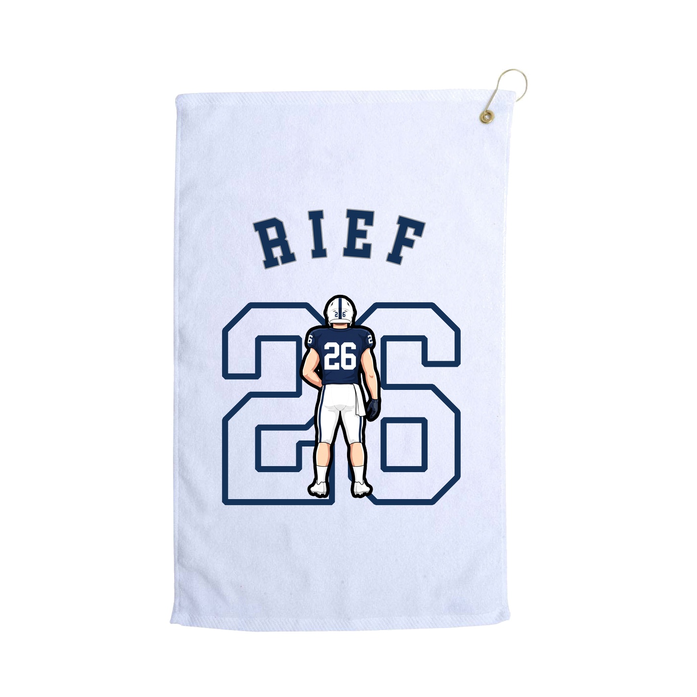 Golf Towel — Shirsey Arch in White