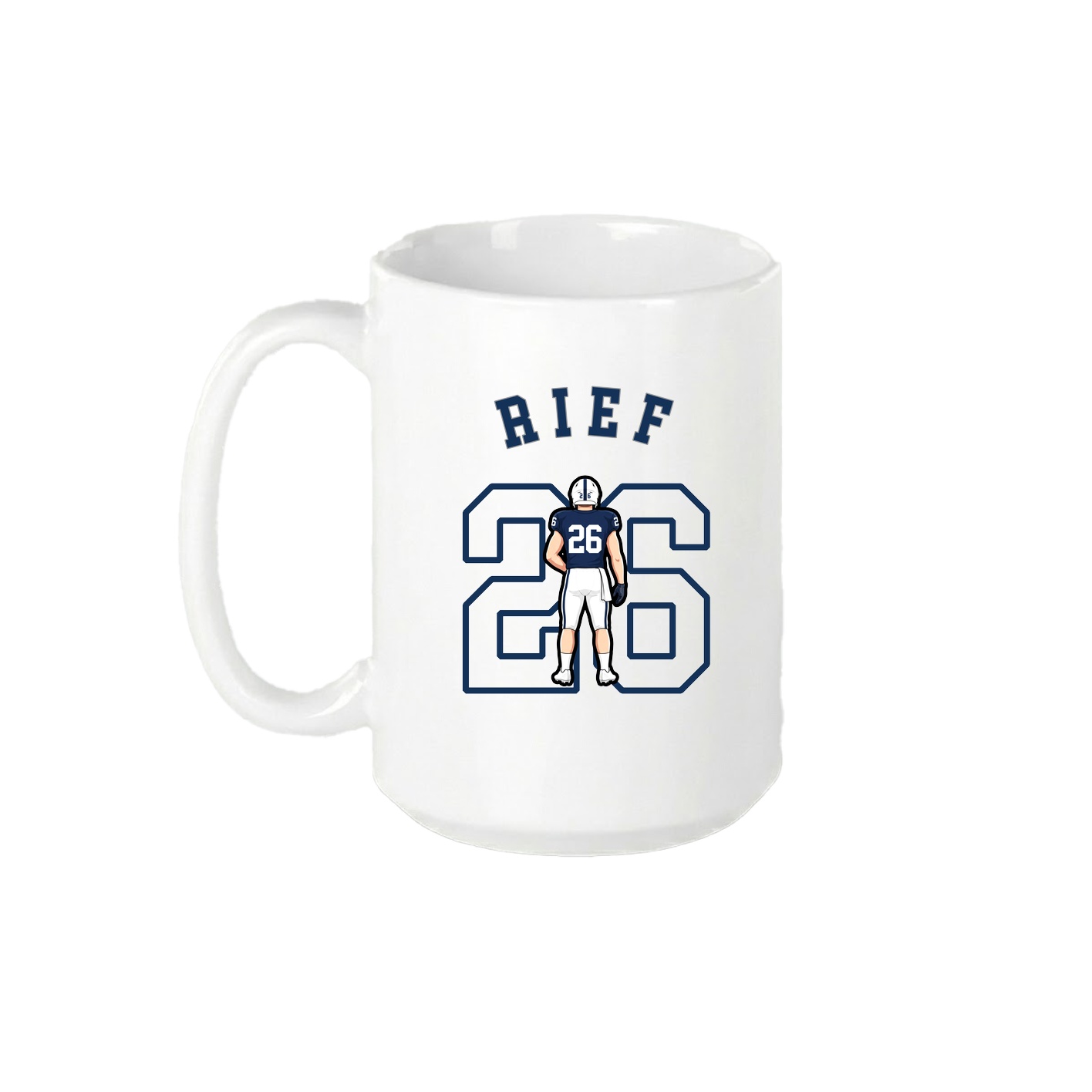 15oz Coffee Mug — Shirsey Arch in White