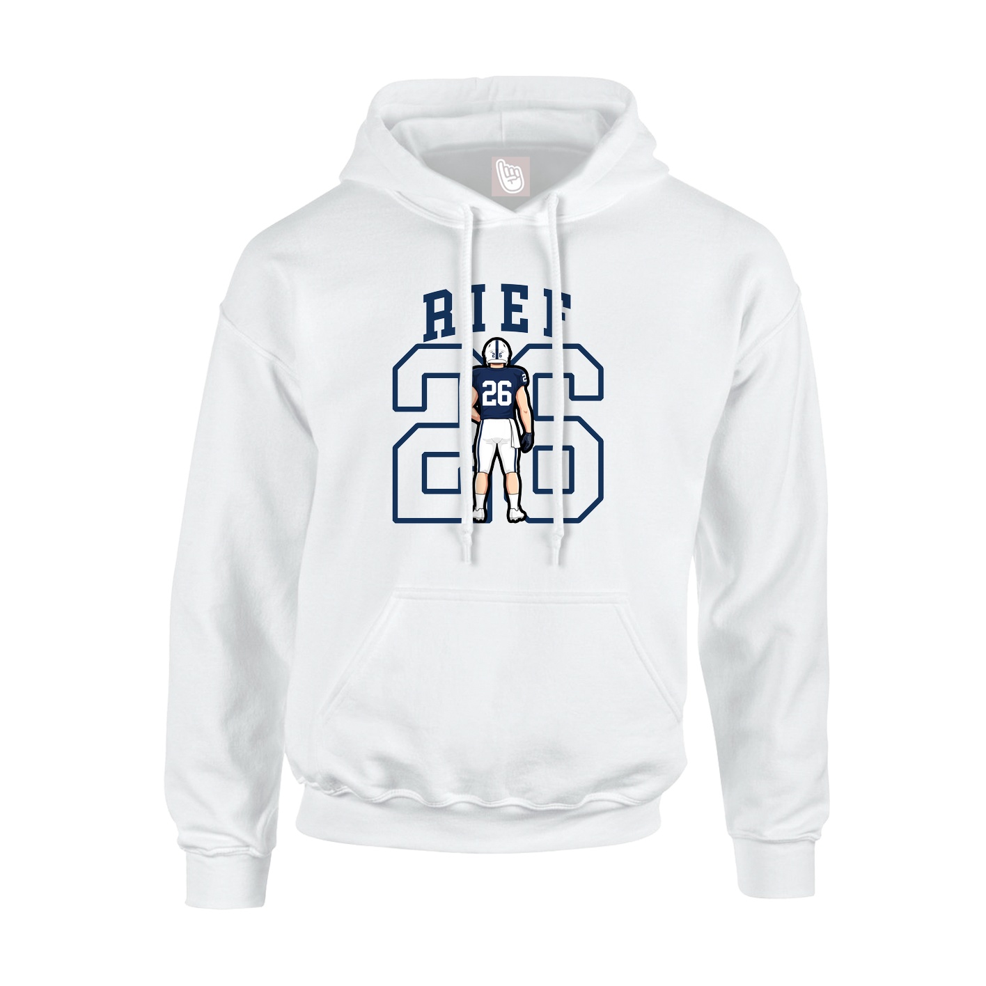 Hoodie — Shirsey in White