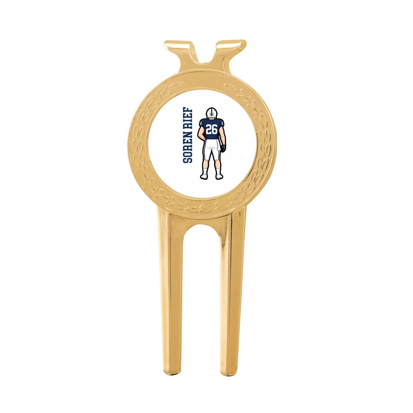 Divot Tool with Ball Marker — Name Vertical in Classic