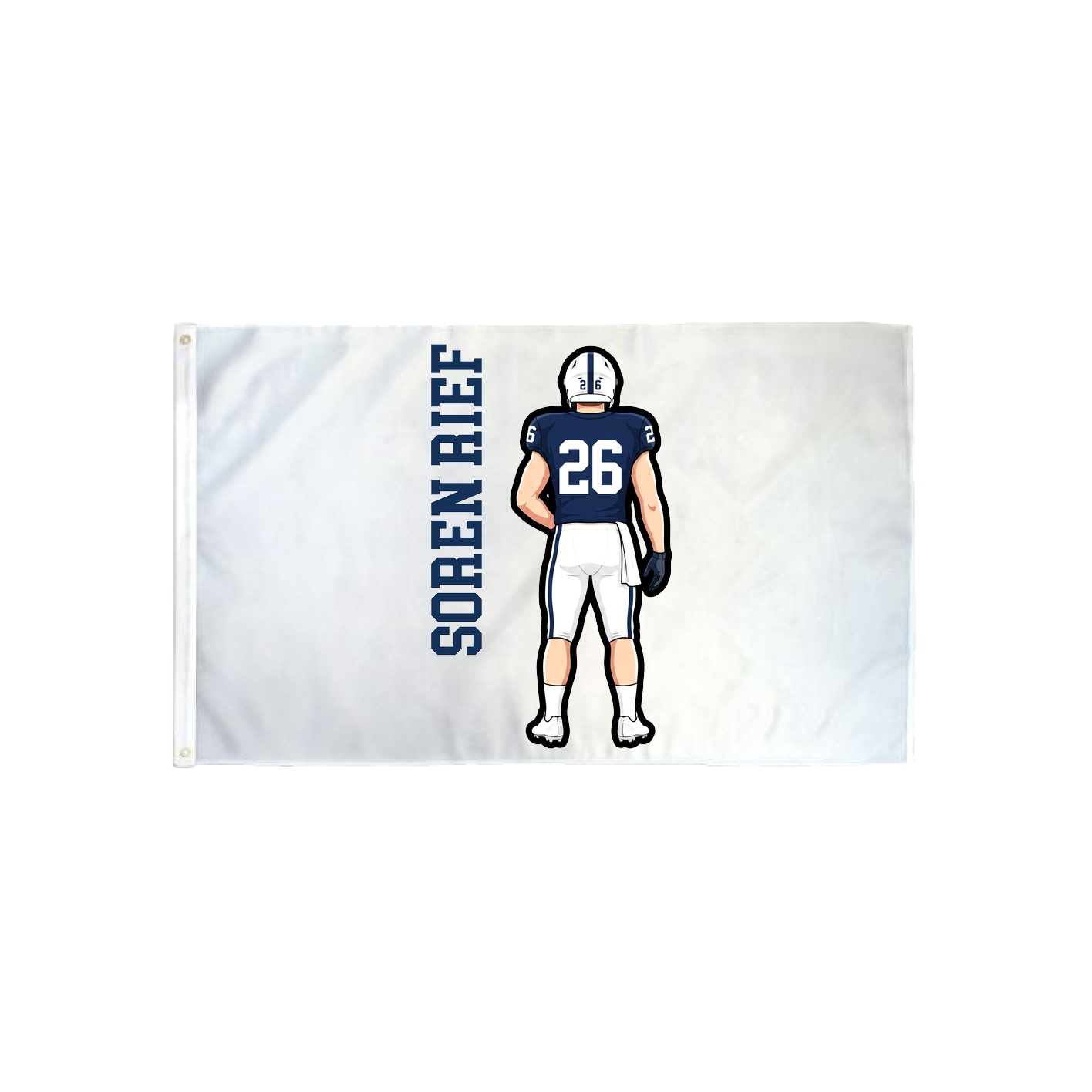 3x5 Flag — Name Vertical in Classic