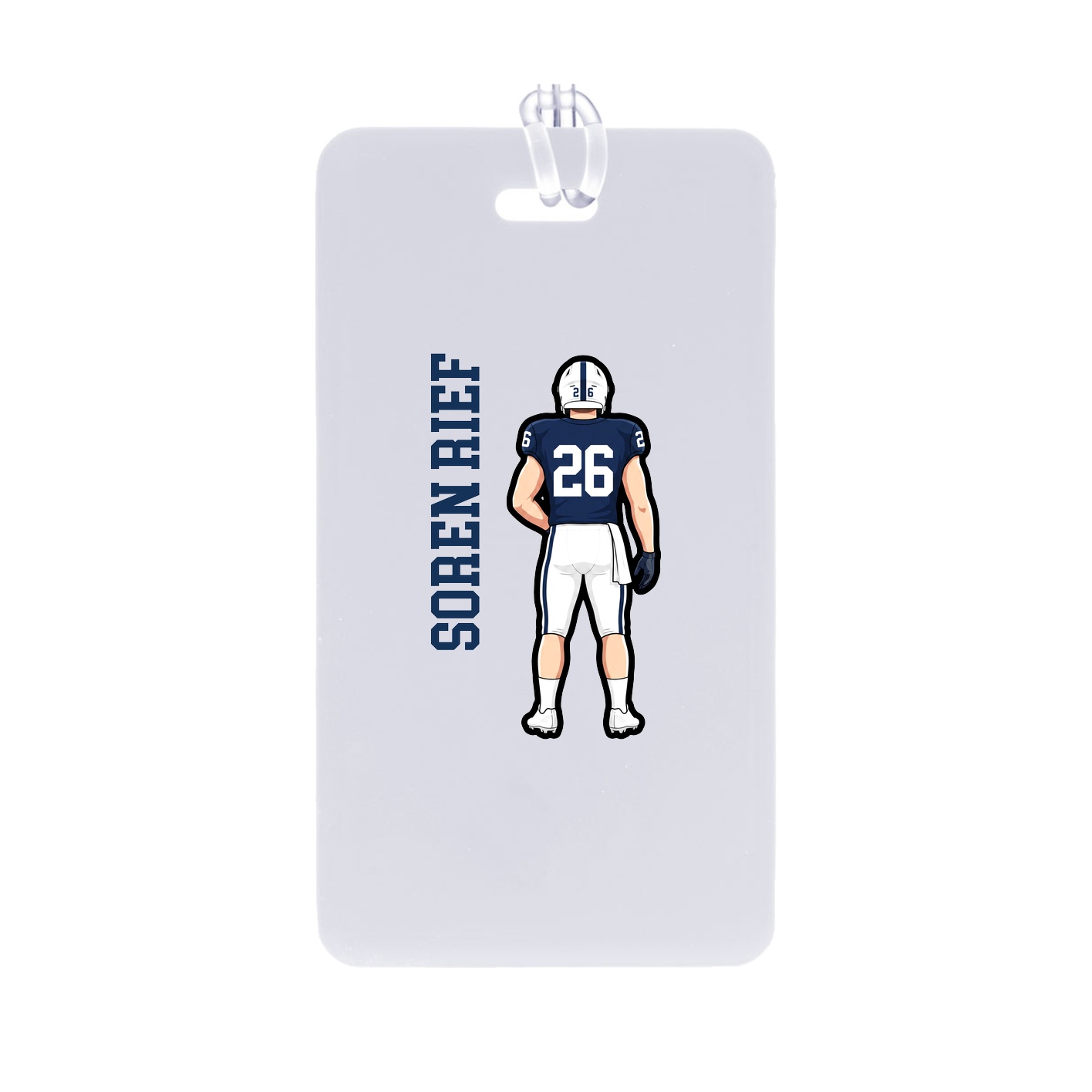 Bag Tag — Name Vertical in Classic