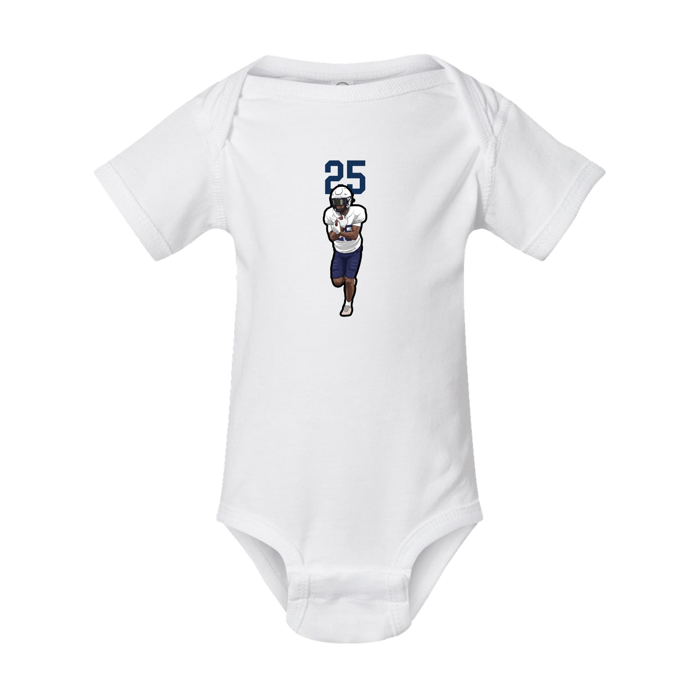 Baby Onesie — Number Top in White