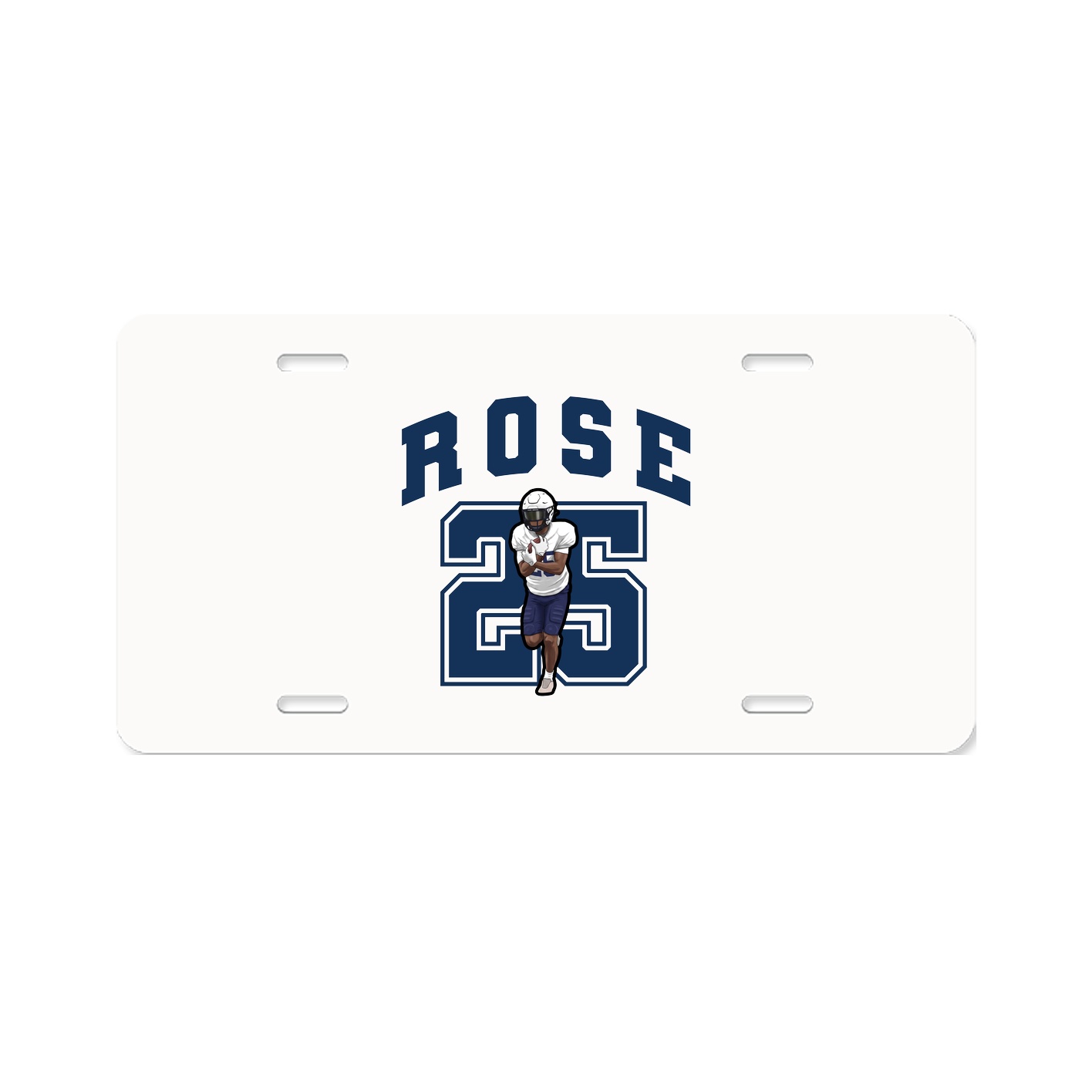 License Plate — Number in Classic