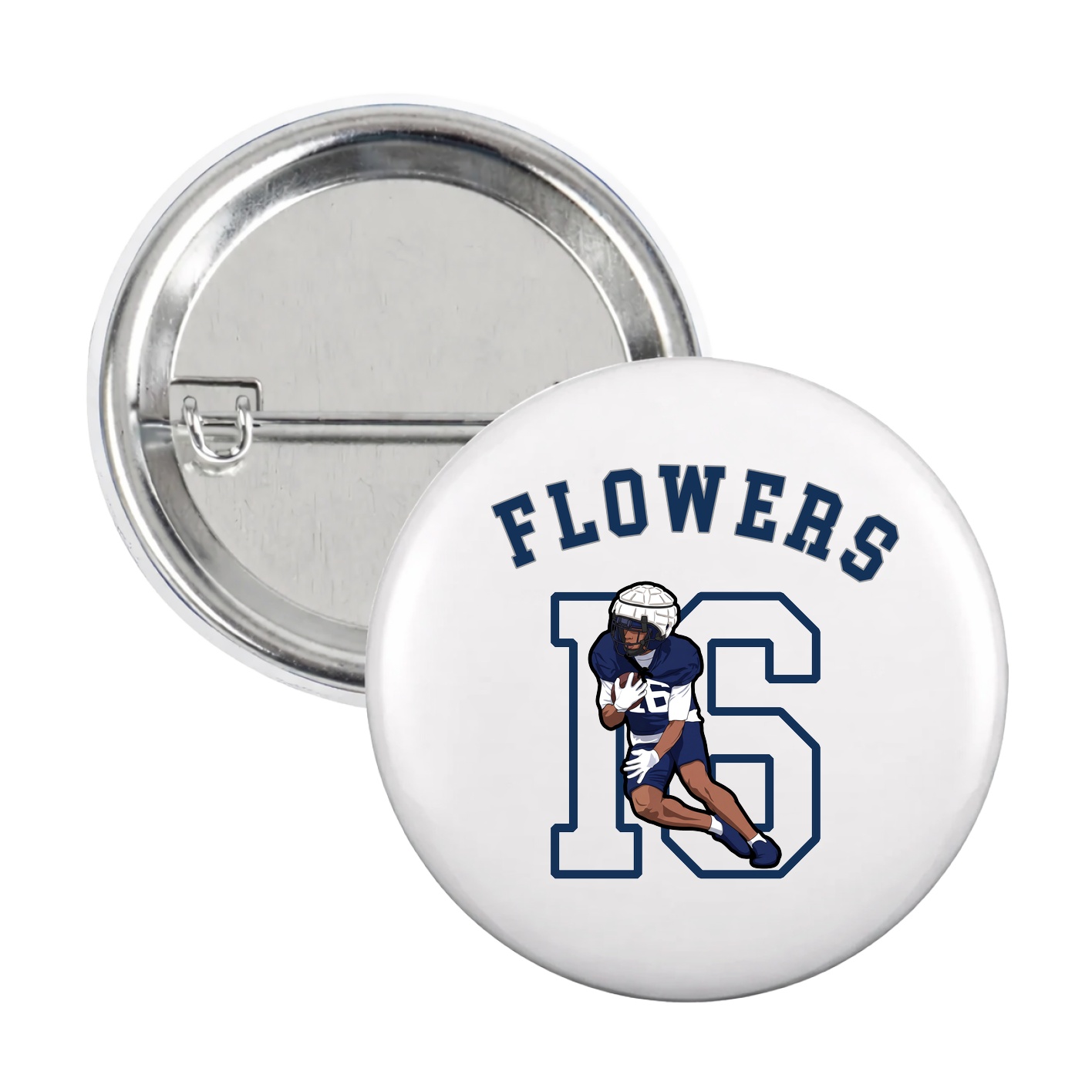 Game Day Button — Shirsey Arch in White