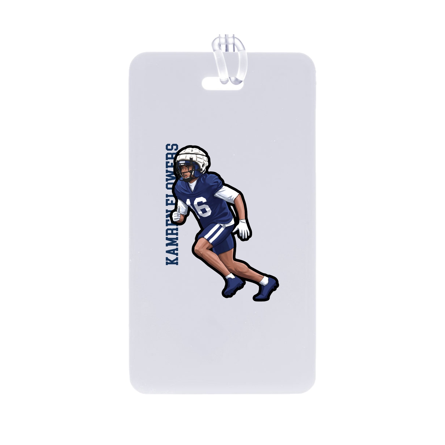 Bag Tag — Name Vertical in Classic