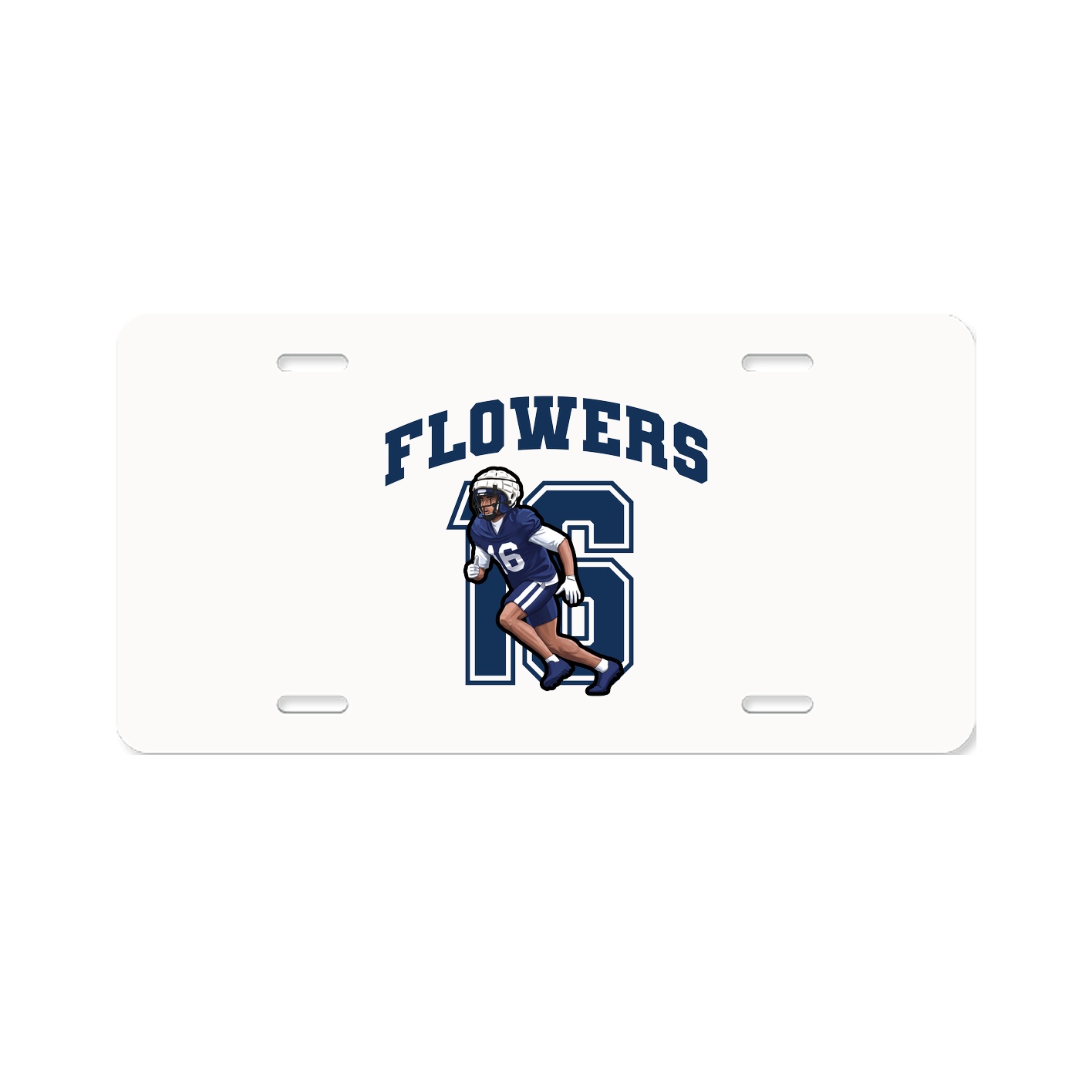 License Plate — Number in Classic
