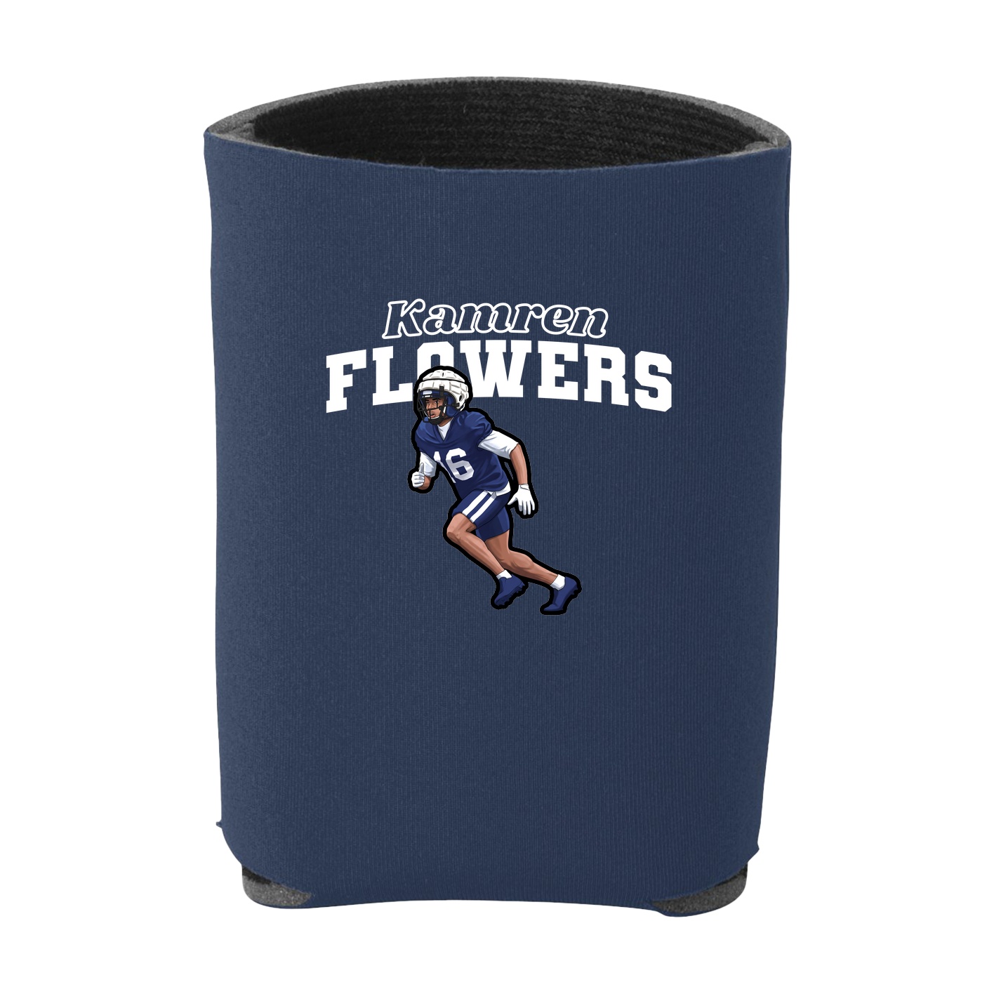 Can Holder — Name Arch in Navy