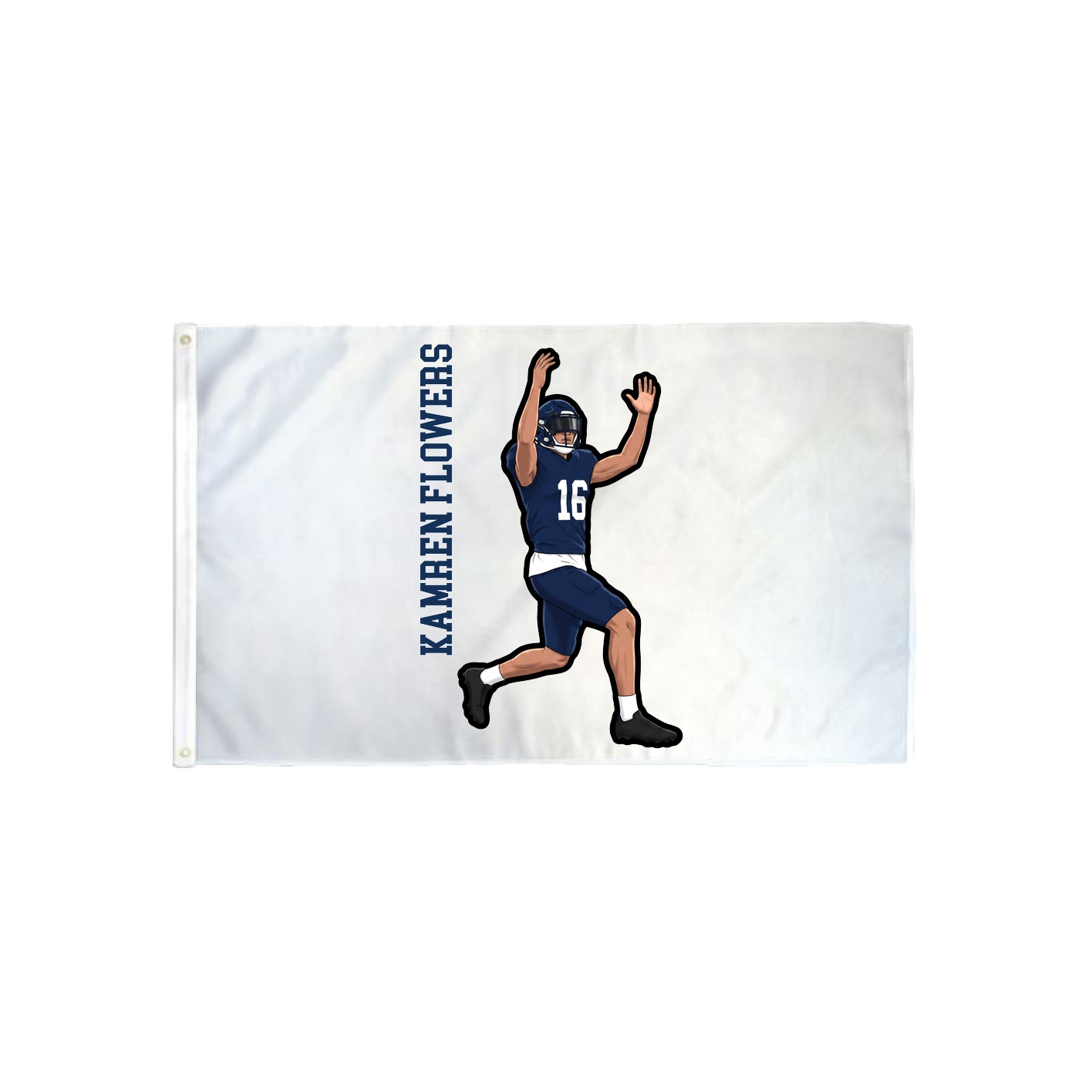 3x5 Flag — Name Vertical in Classic