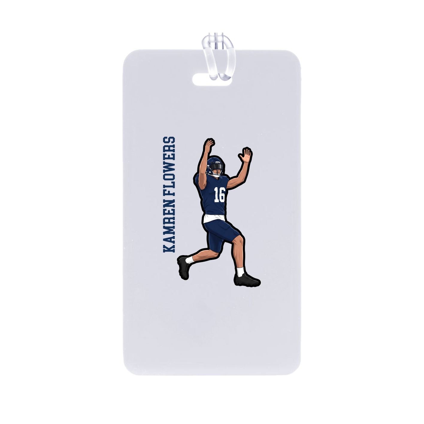 Bag Tag — Name Vertical in Classic