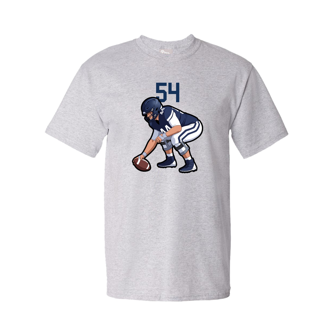 Tee — Number Top in Grey